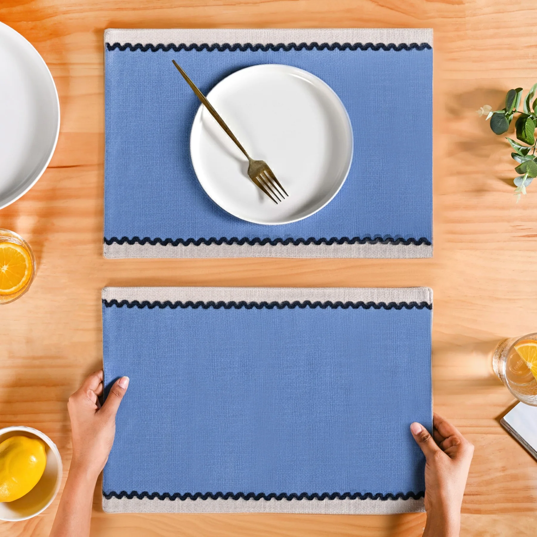 Ripple Edge Table Mat Set Of 6 - Image 2