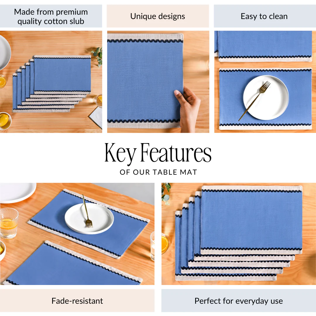 Ripple Edge Table Mat Set Of 6 - Image 4