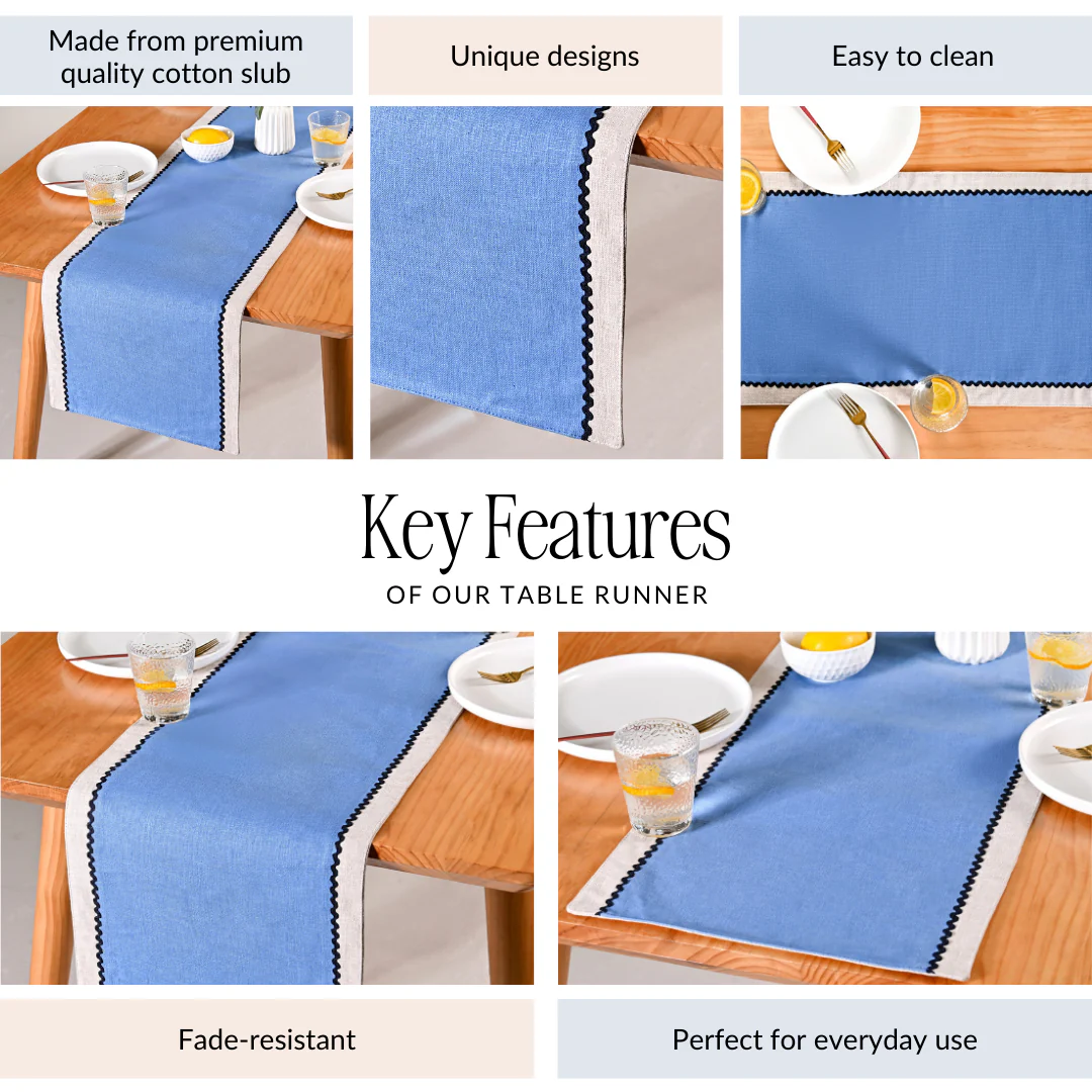 Ripple Edge Table Runner 181x40cm - Image 4