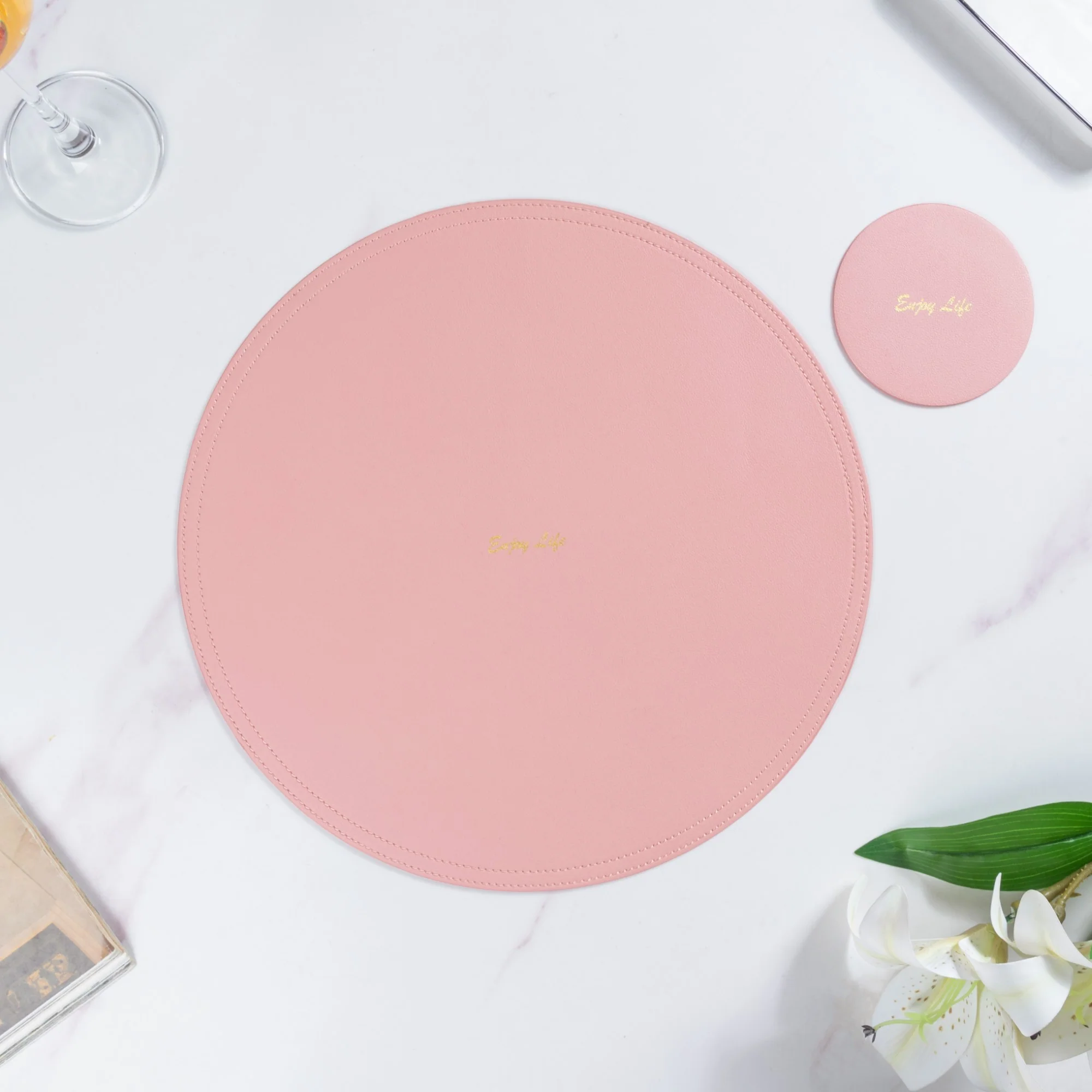 Round Mat And Coaster Set - Image 11