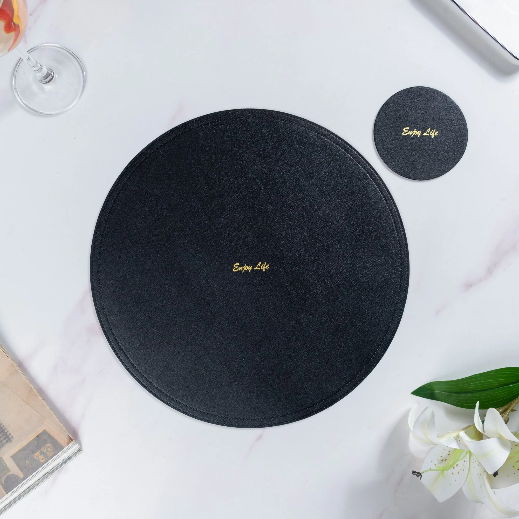 Round Mat And Coaster Set - Image 12