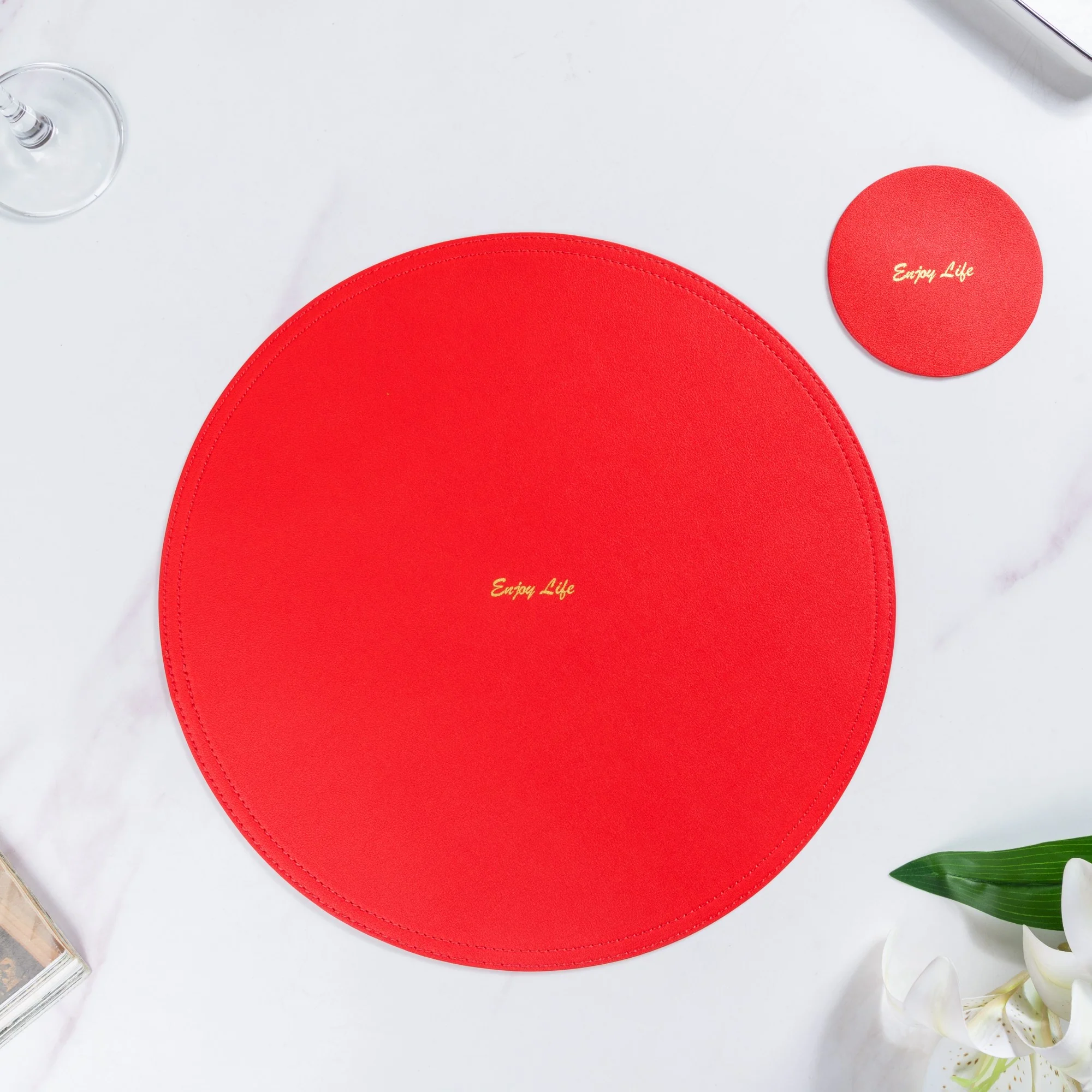 Round Mat And Coaster Set - Image 13