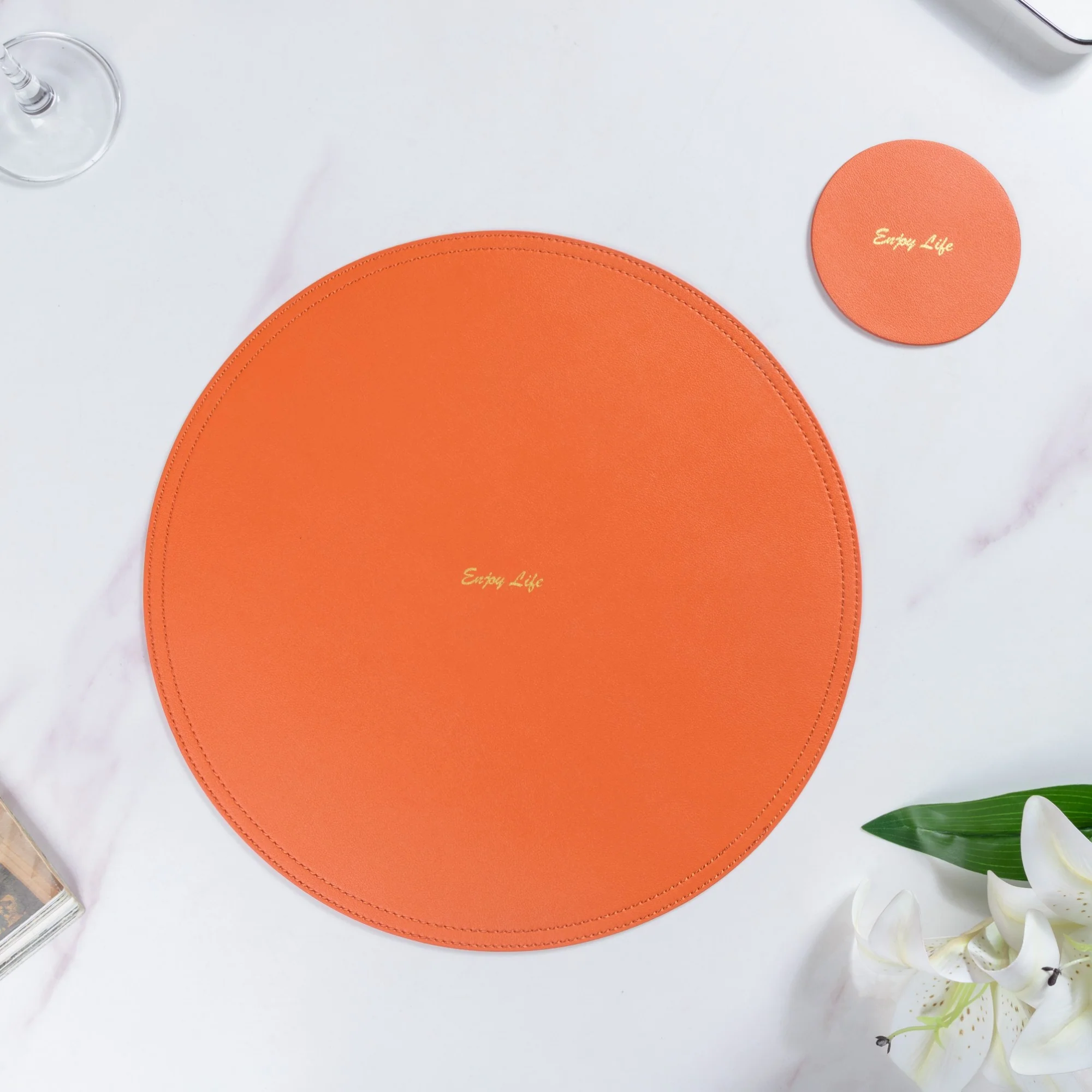 Round Mat And Coaster Set - Image 7