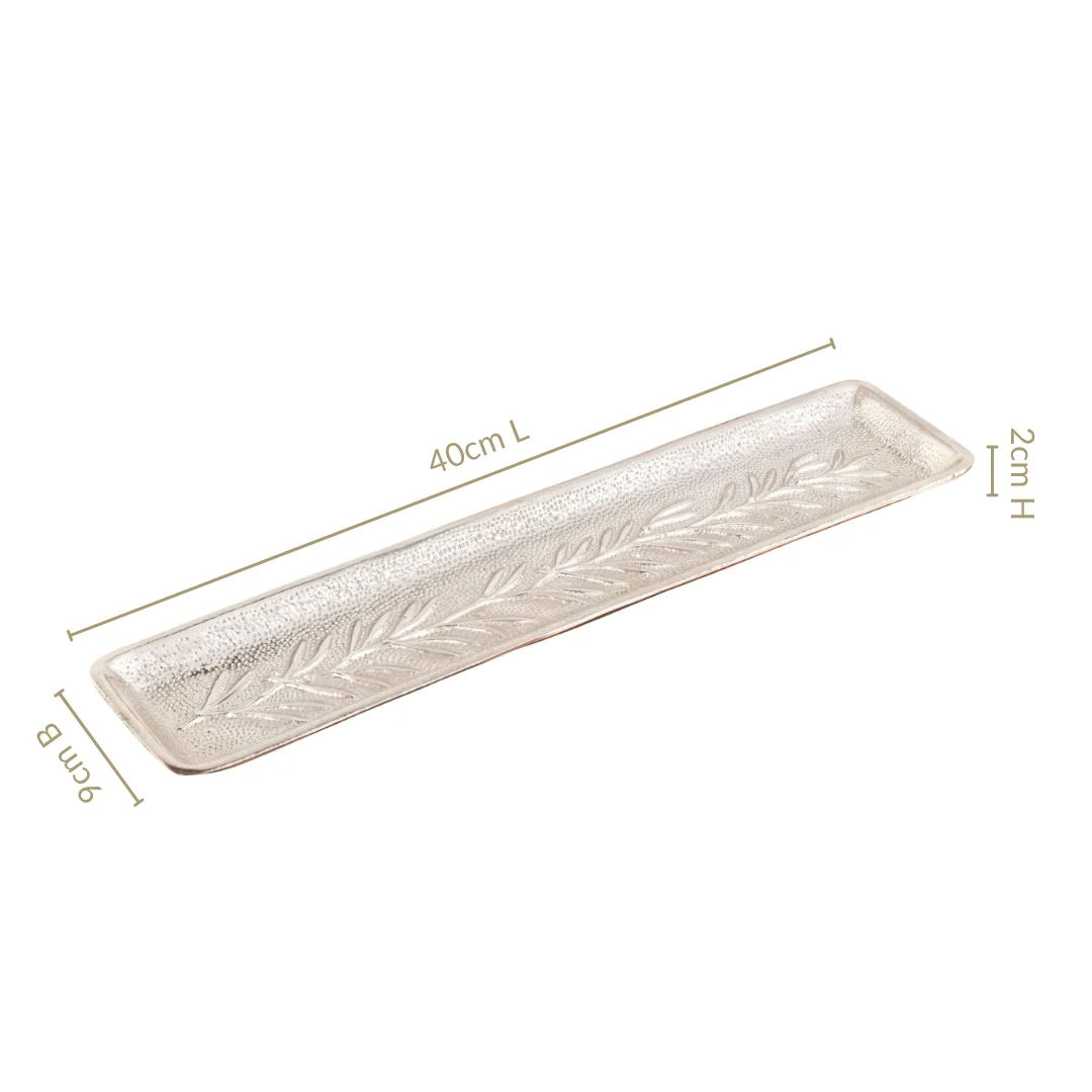 Royalcore Embossed Decorative Long Tray - Image 4