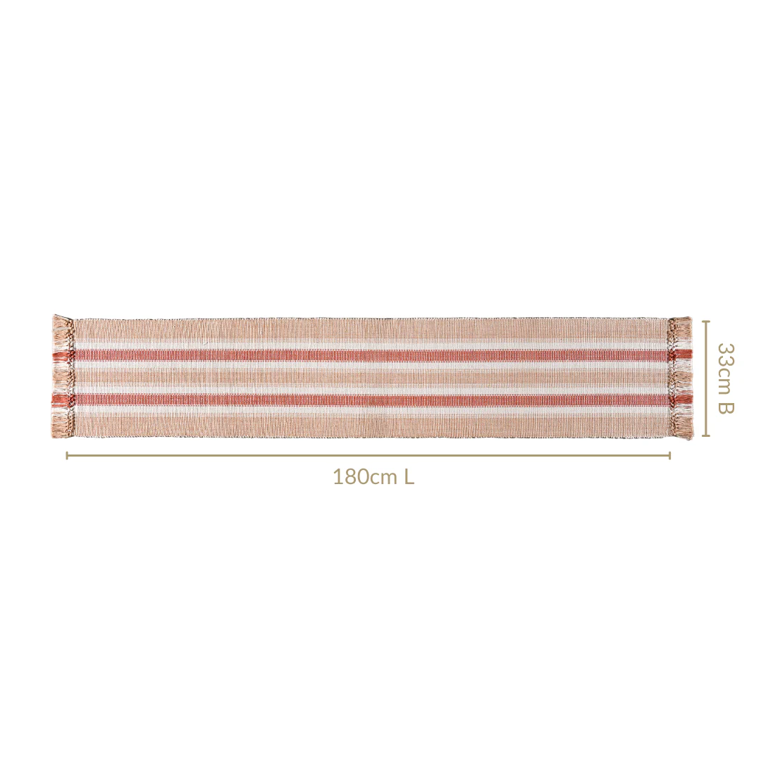Rustic Cotton Runner 180x33cm - Image 3