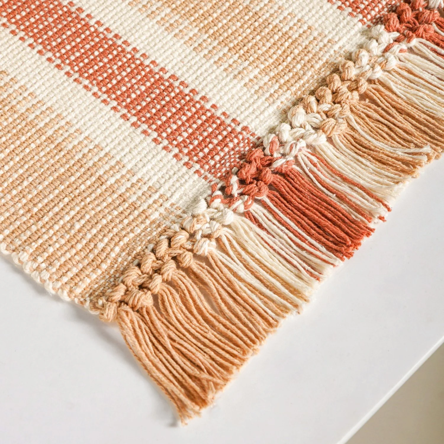 Rustic Cotton Runner 180x33cm - Image 6