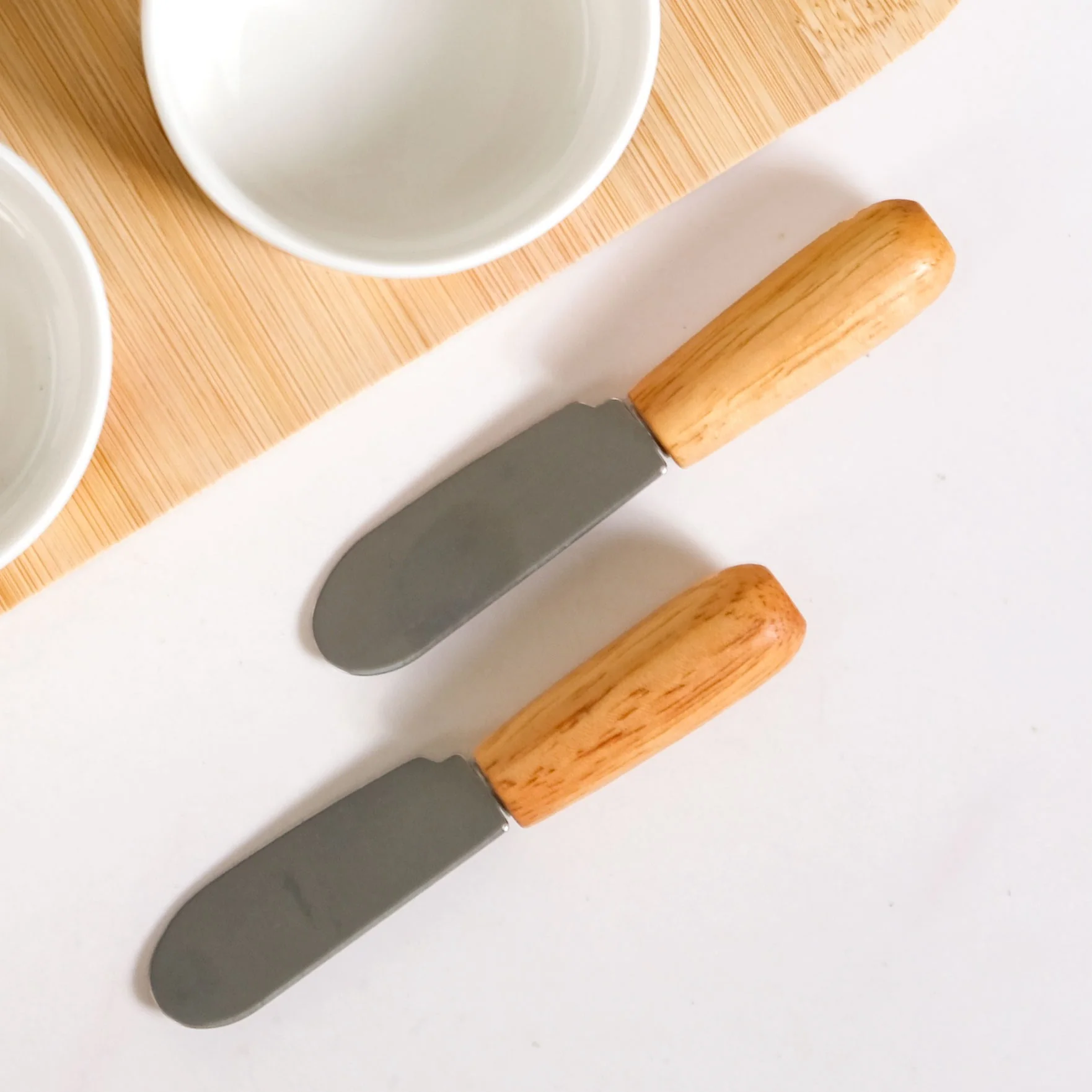 Santa Hat Tree Cheese Board With Bowls Spreader Knives Set Of 5 - Image 6
