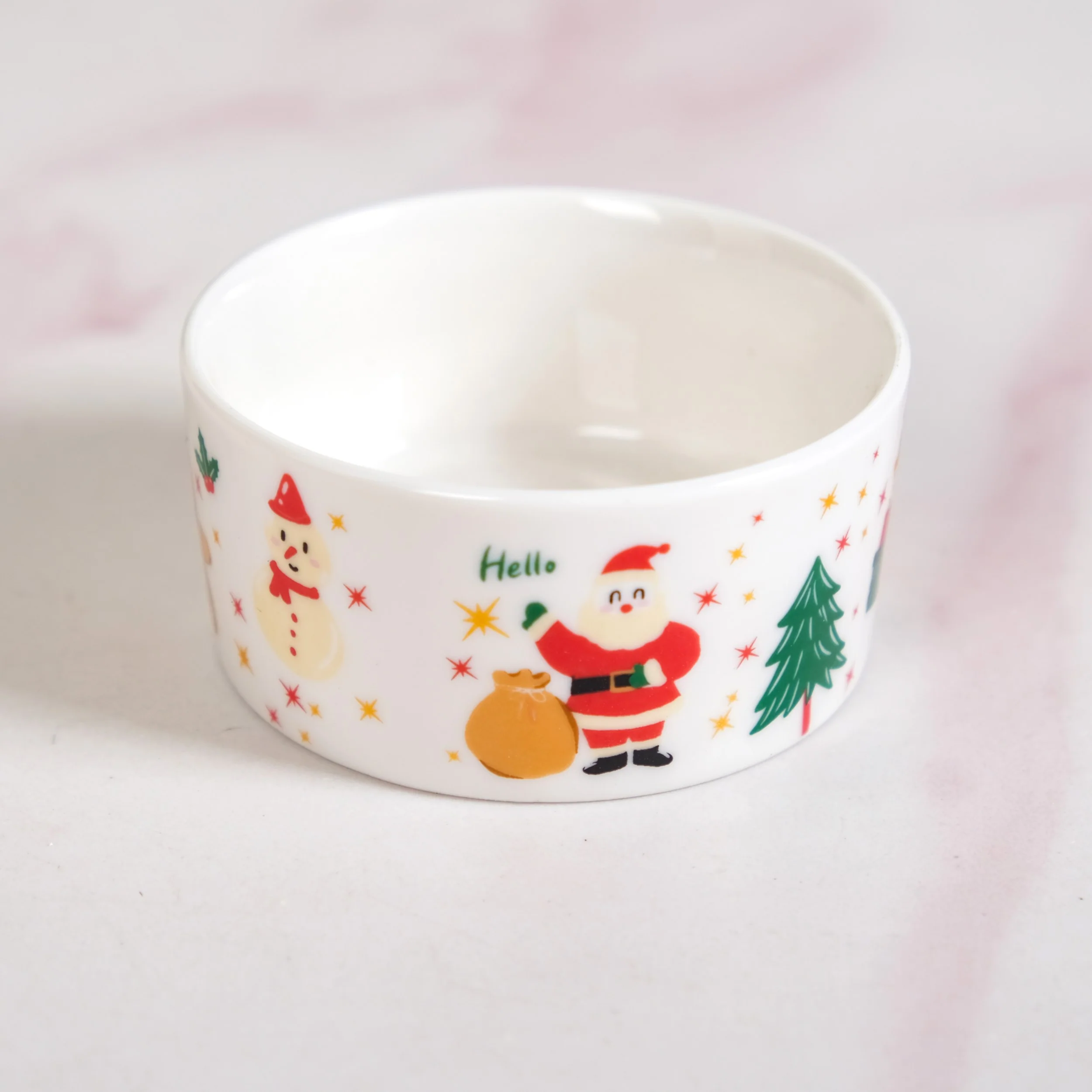 Santa Hat Tree Cheese Board With Bowls Spreader Knives Set Of 5 - Image 7