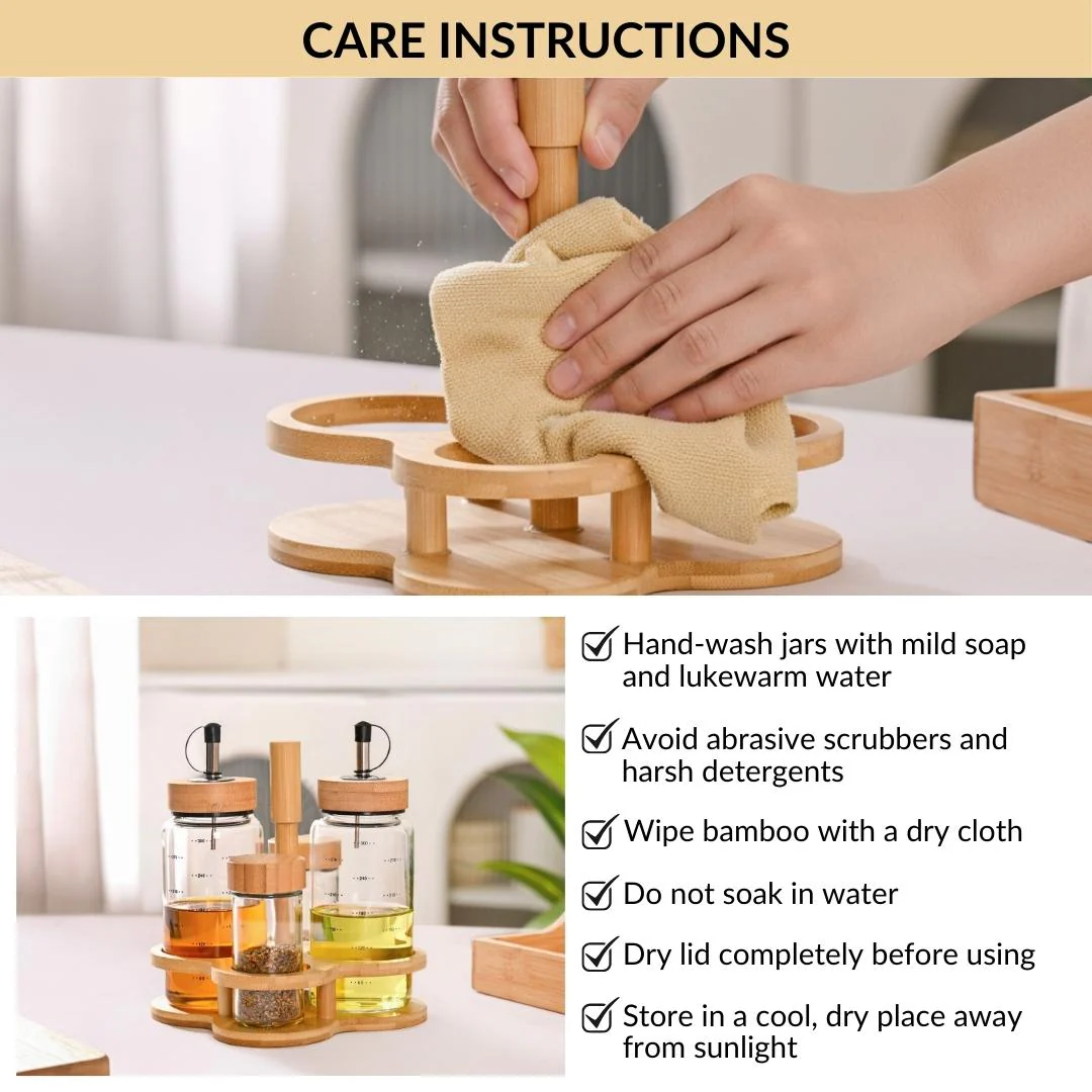 Seasoning Jar And Oil Dispenser Set Of 5 95ml 300ml - Image 9