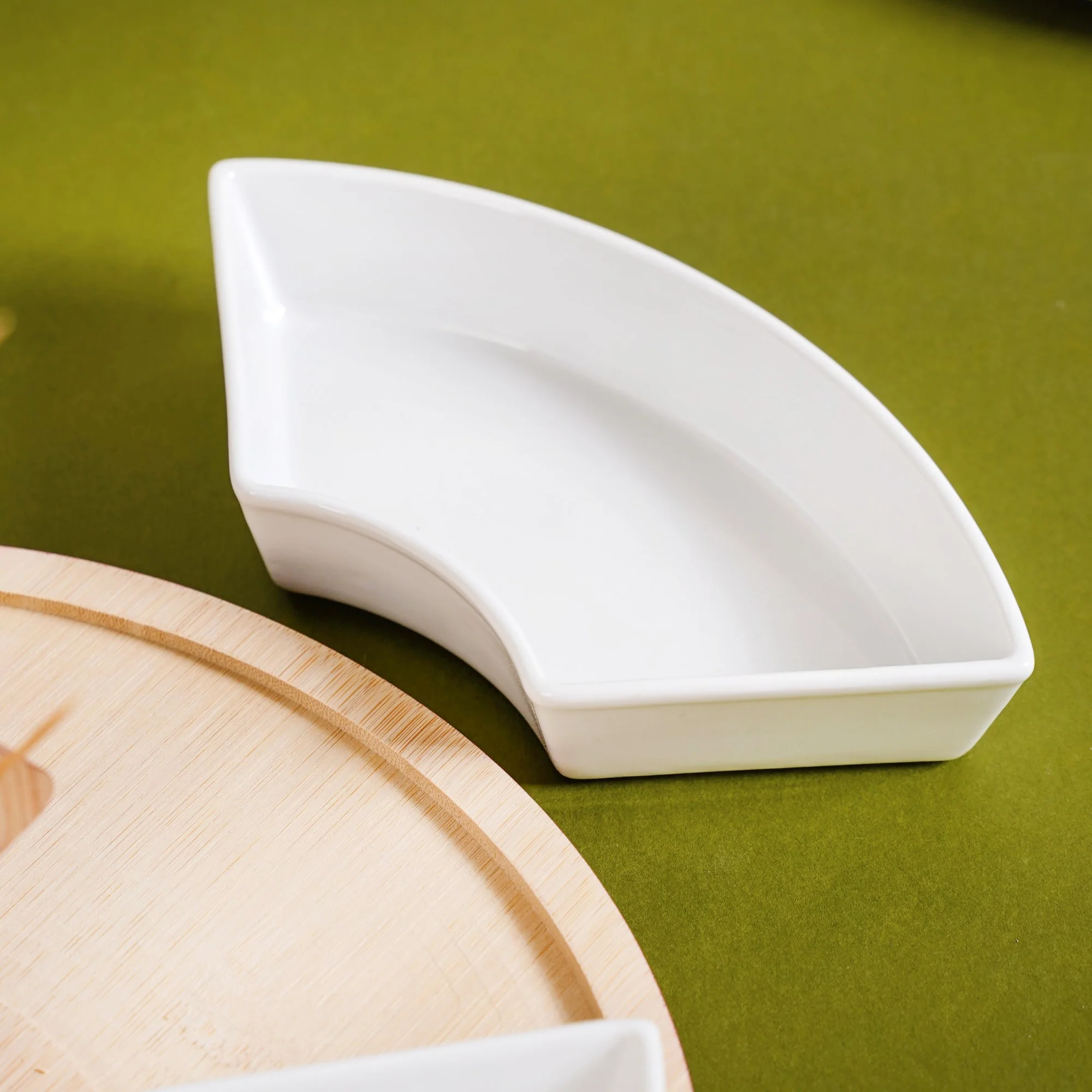 Sectioned Tree Platter Set Of 5 - Image 8