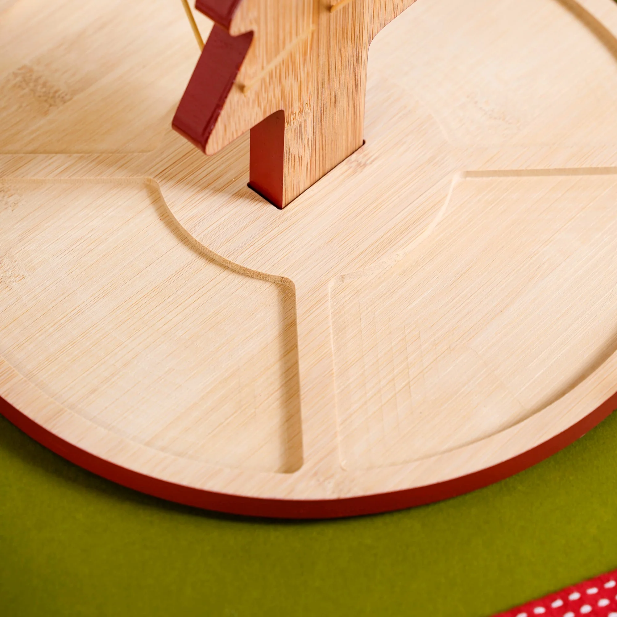 Sectioned Tree Platter Set Of 5 - Image 9