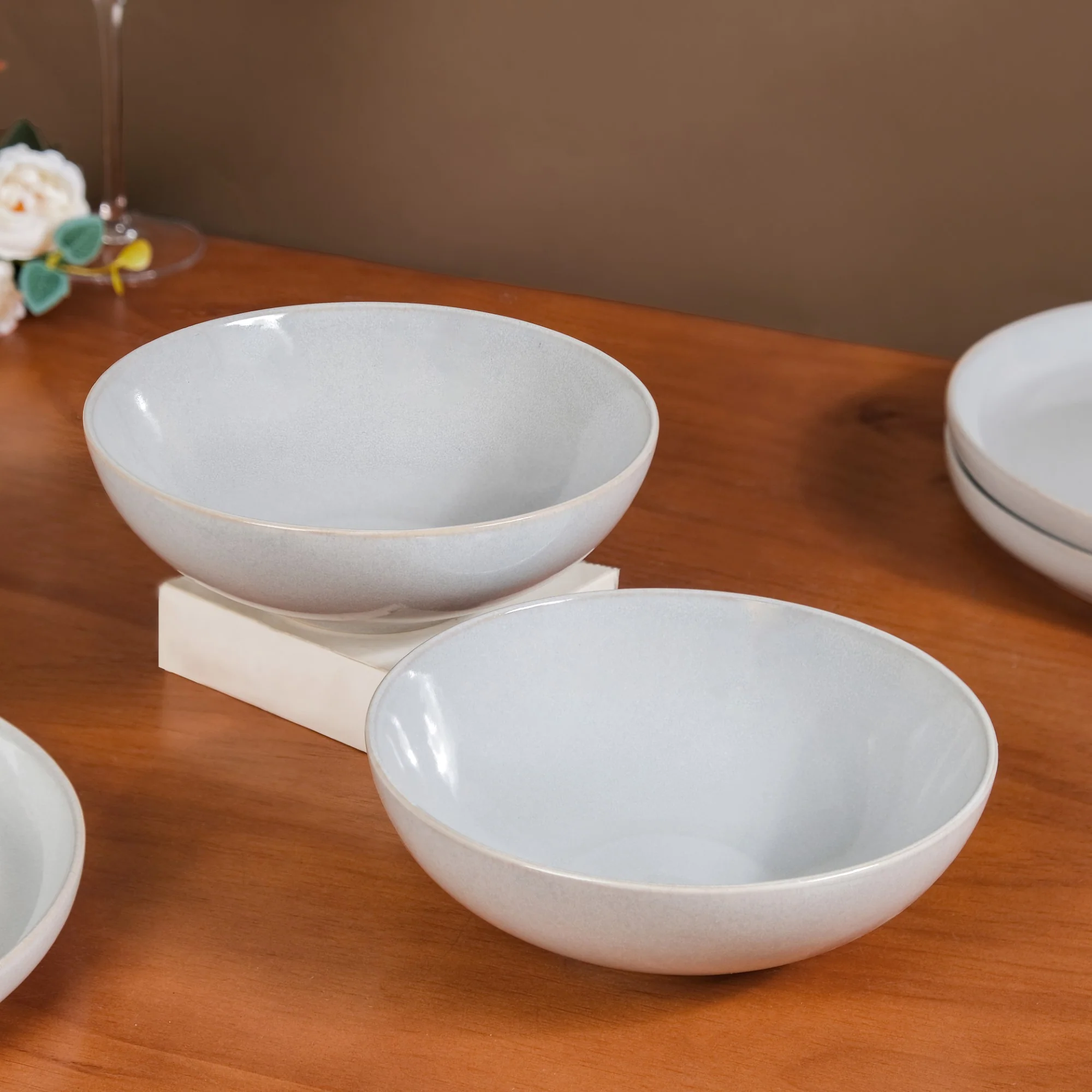 Sera Grey 14 Piece Dinnerware Set For 6 - Image 8