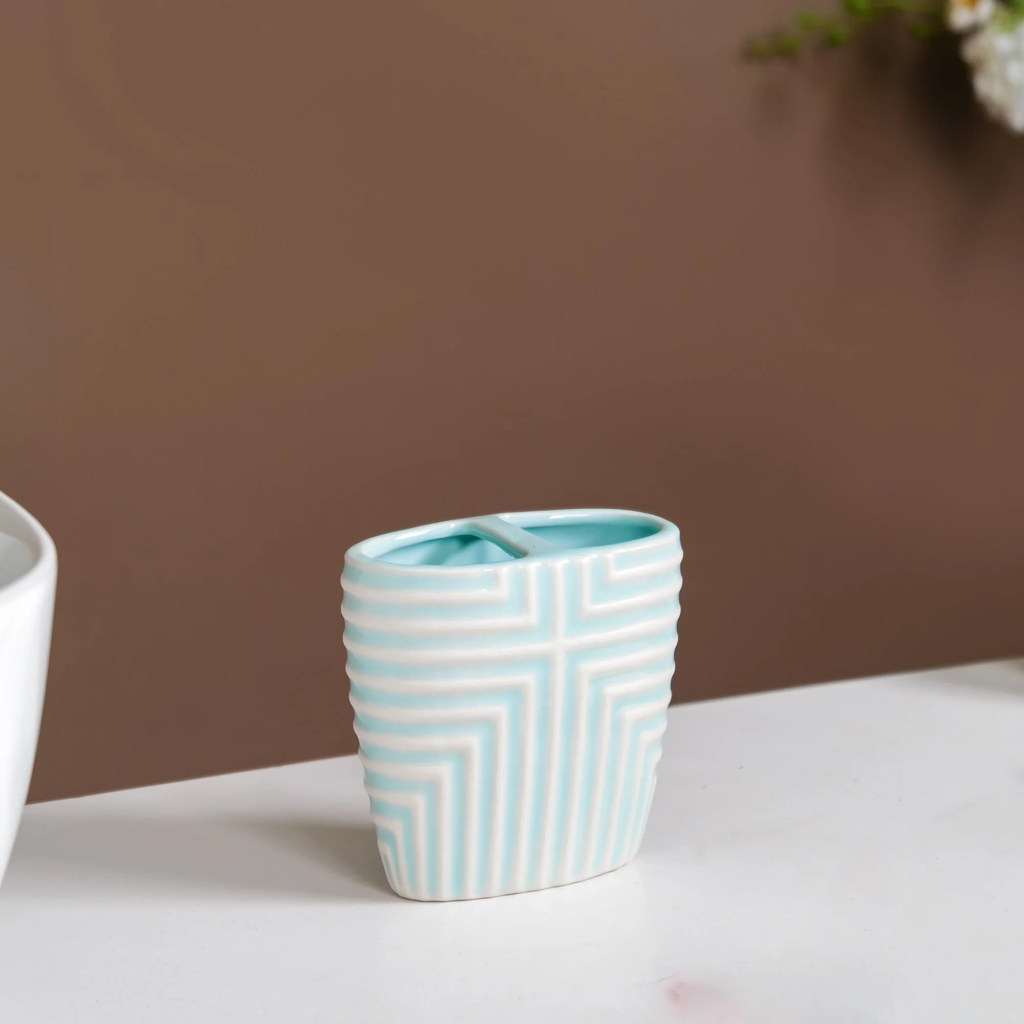 Serene Blue Bath Set Of 3 - Image 7