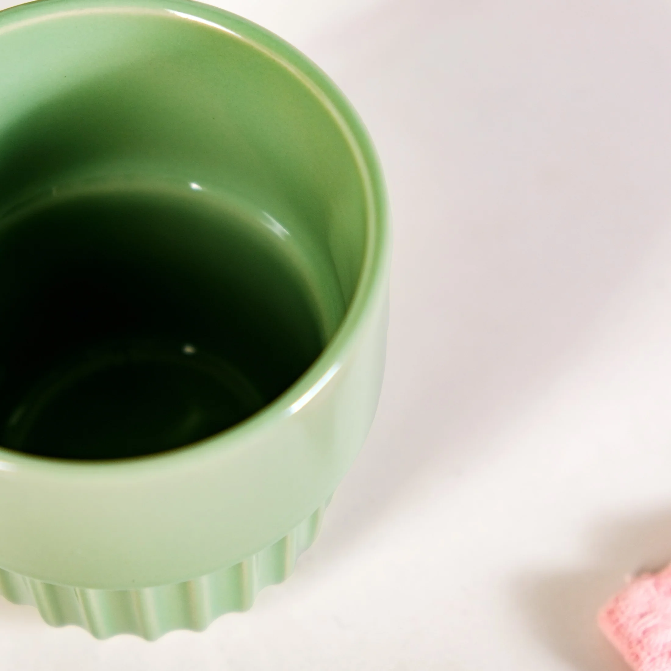 Serene Sage Stackable Ceramic Cup Set Of 4 280ml - Image 5