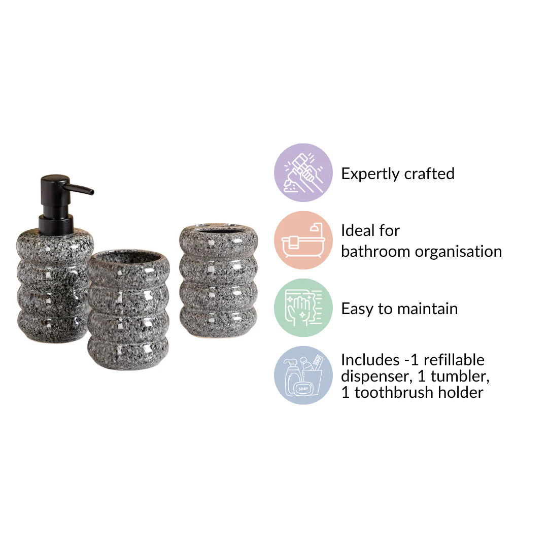 Serenity Spa Bath Set Of 3 - Image 4