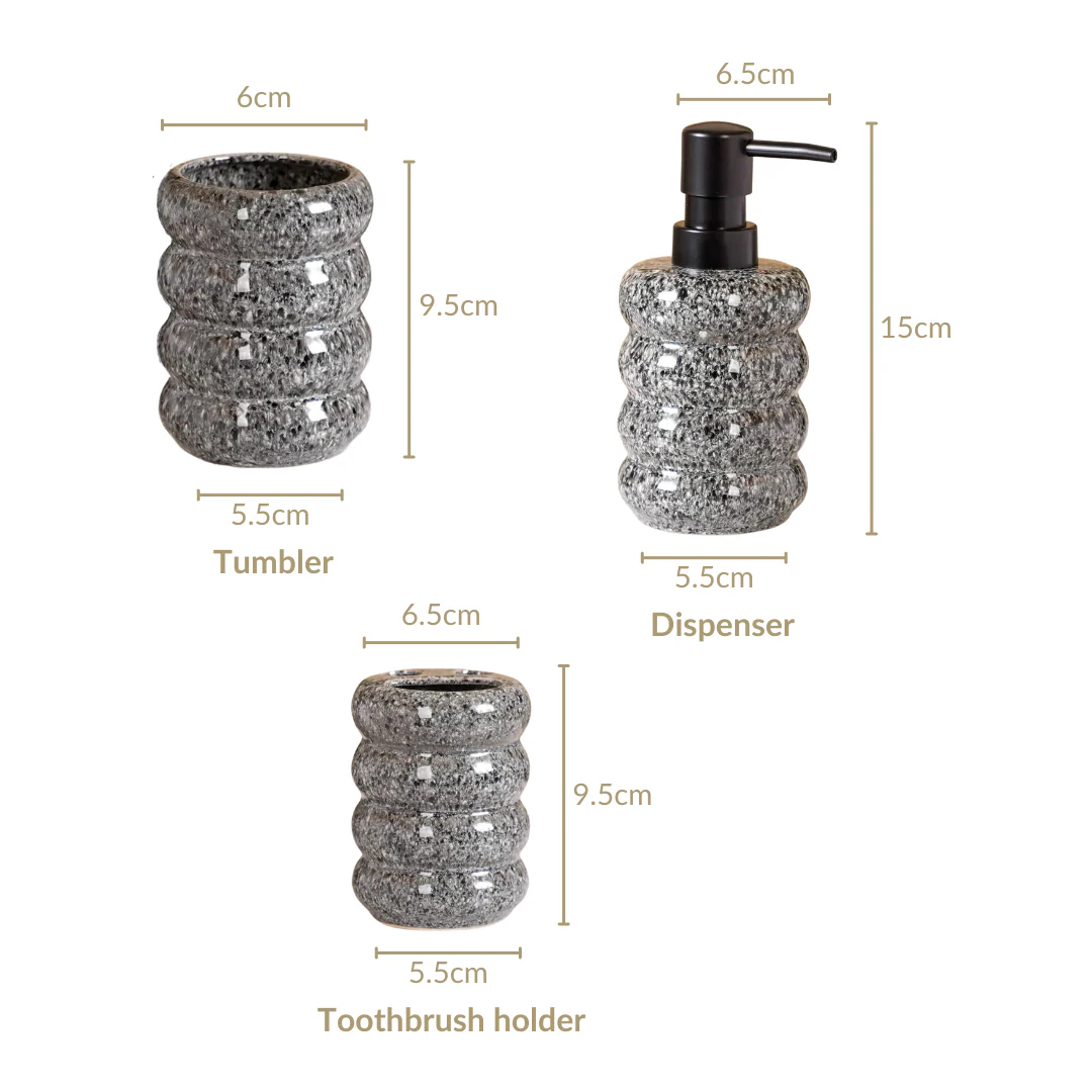Serenity Spa Bath Set Of 3 - Image 6