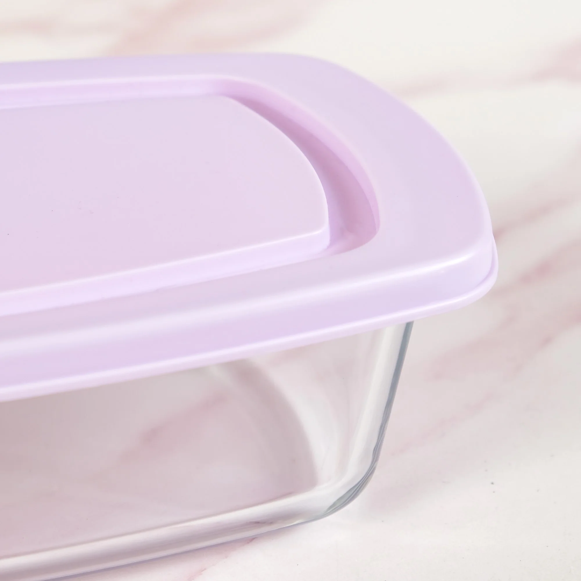 Set Of 2 Borosilicate Long Baking Dishes With Lid 1600ml - Image 10
