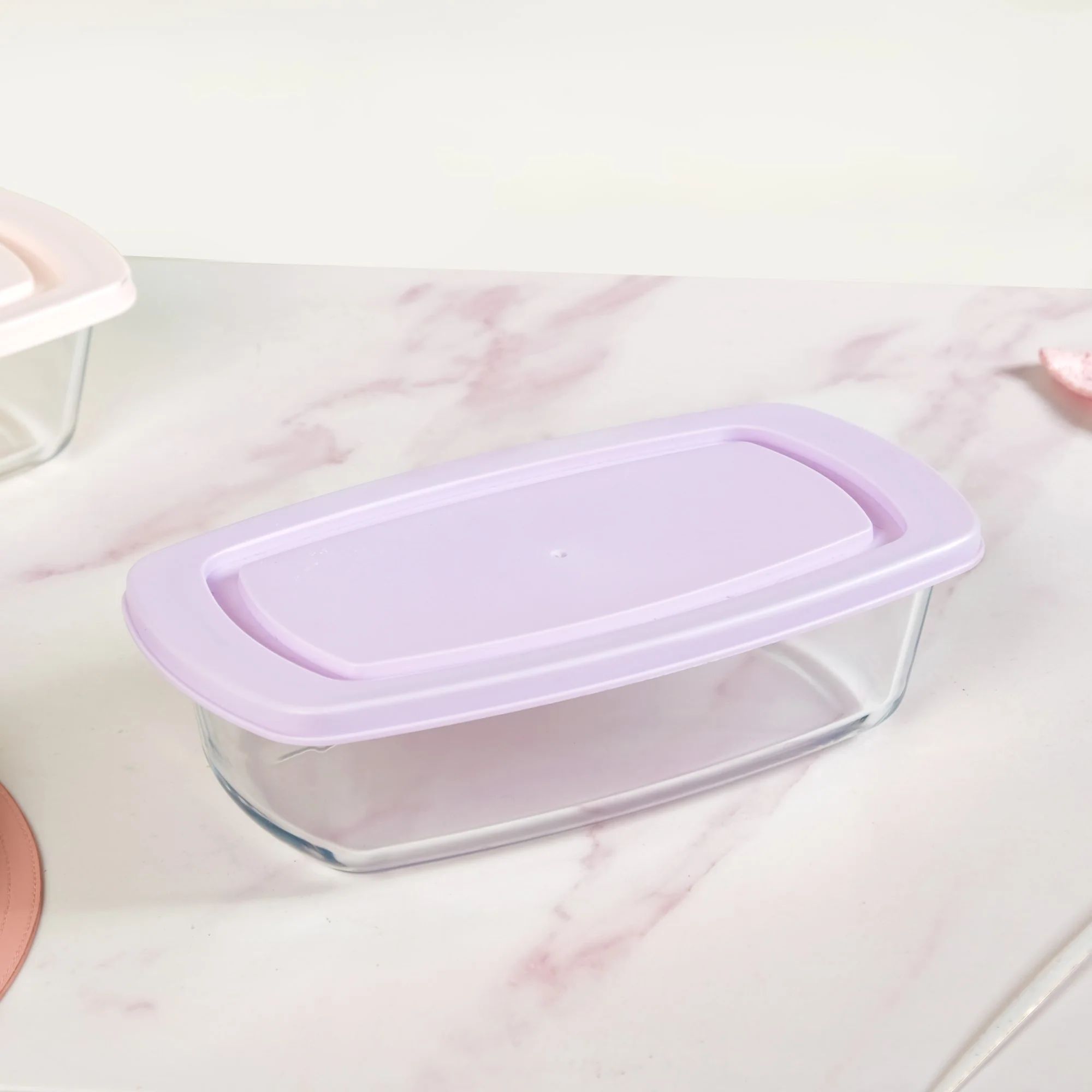 Set Of 2 Borosilicate Long Baking Dishes With Lid 1600ml - Image 8