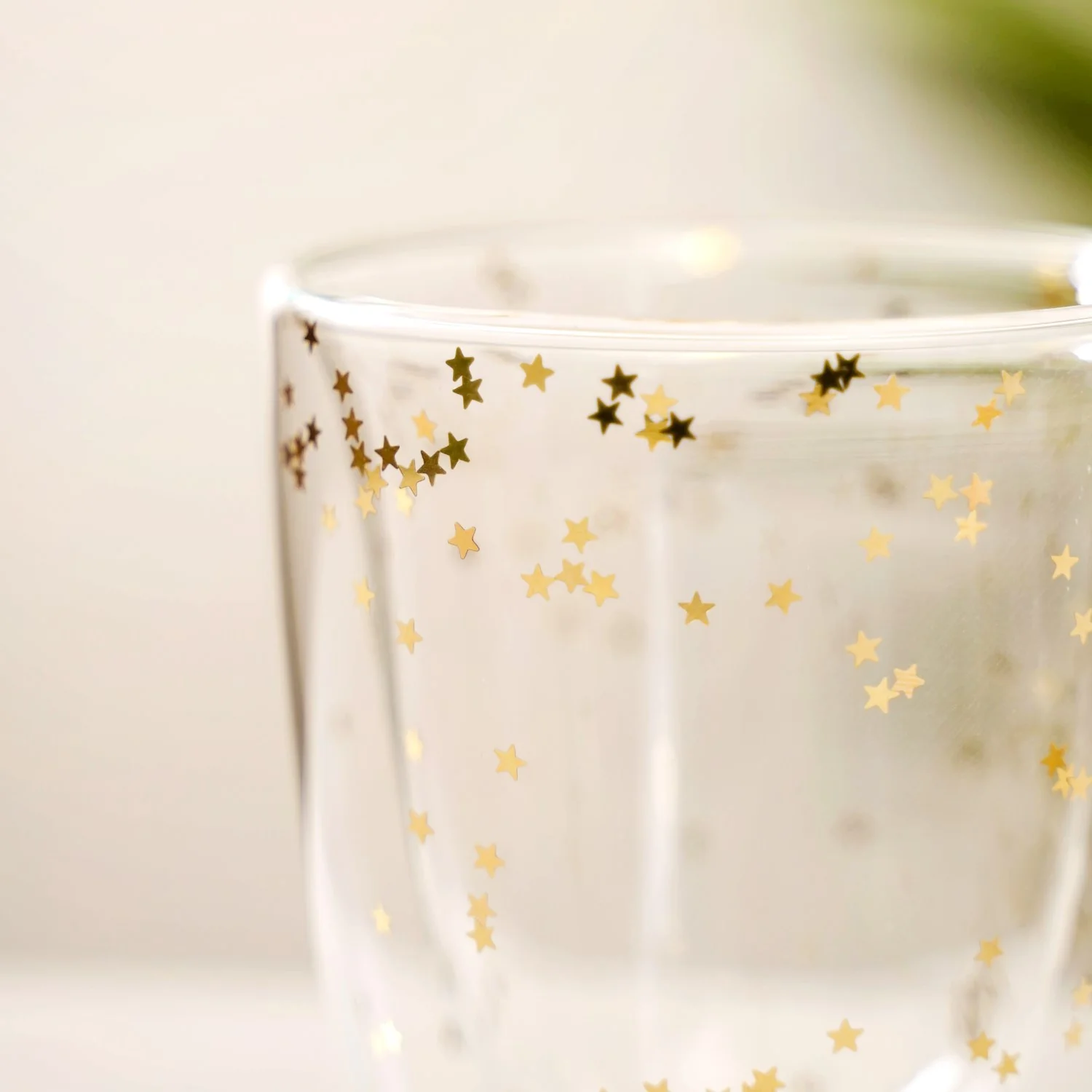 Set Of 2 Gold Star Glass Tumblers 225ml - Image 9