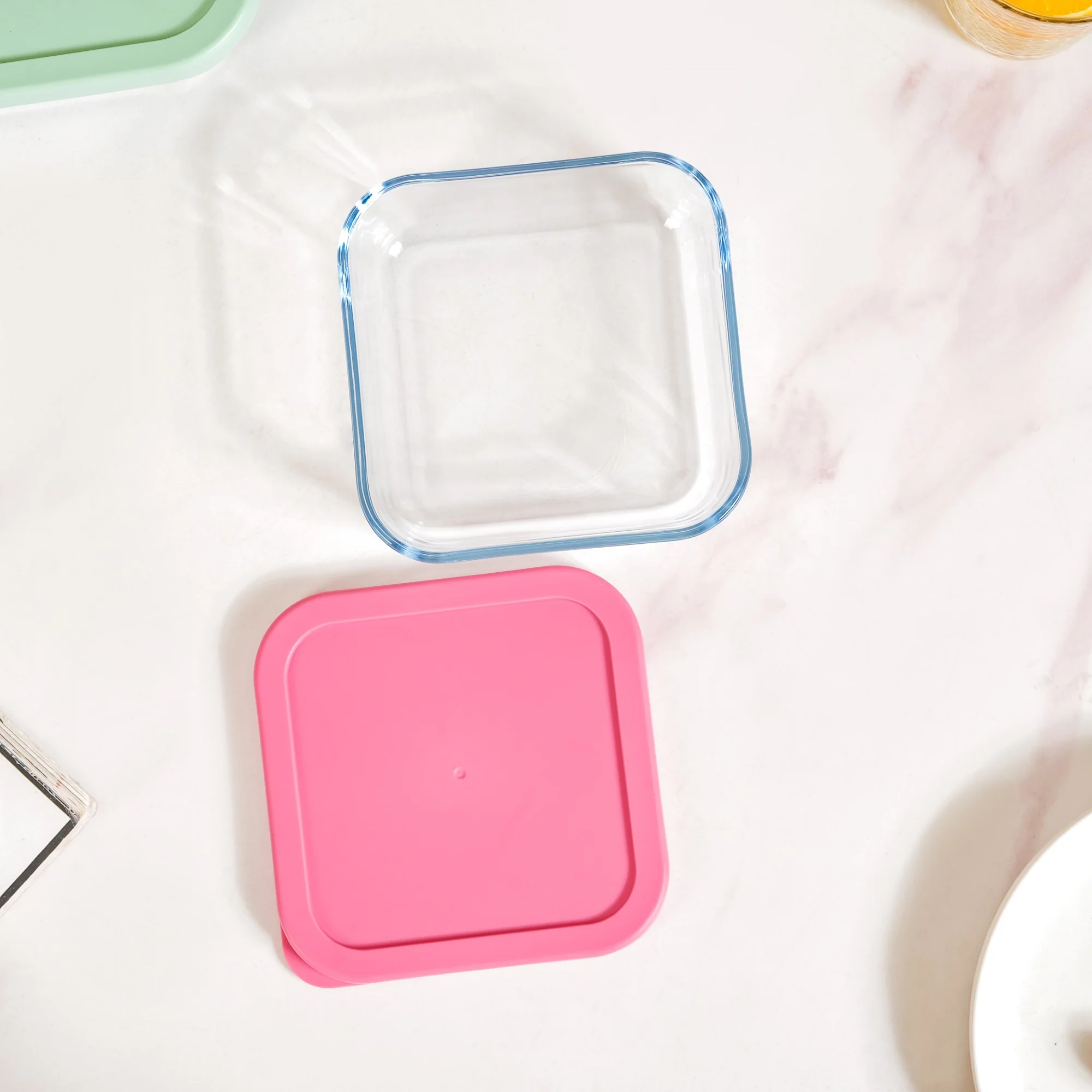 Set Of 3 Glass Container Box Nested - Image 10