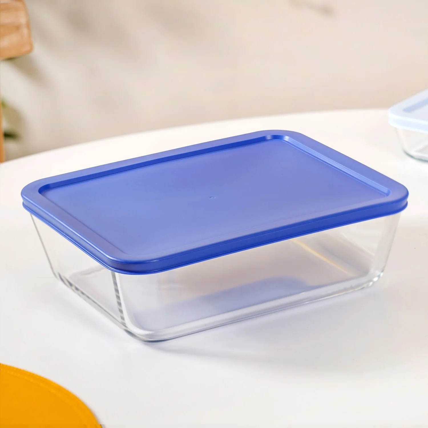 Set Of 3 Nested Design Glass Storage Containers S 700ml M 1400ml 2600ml - Image 7