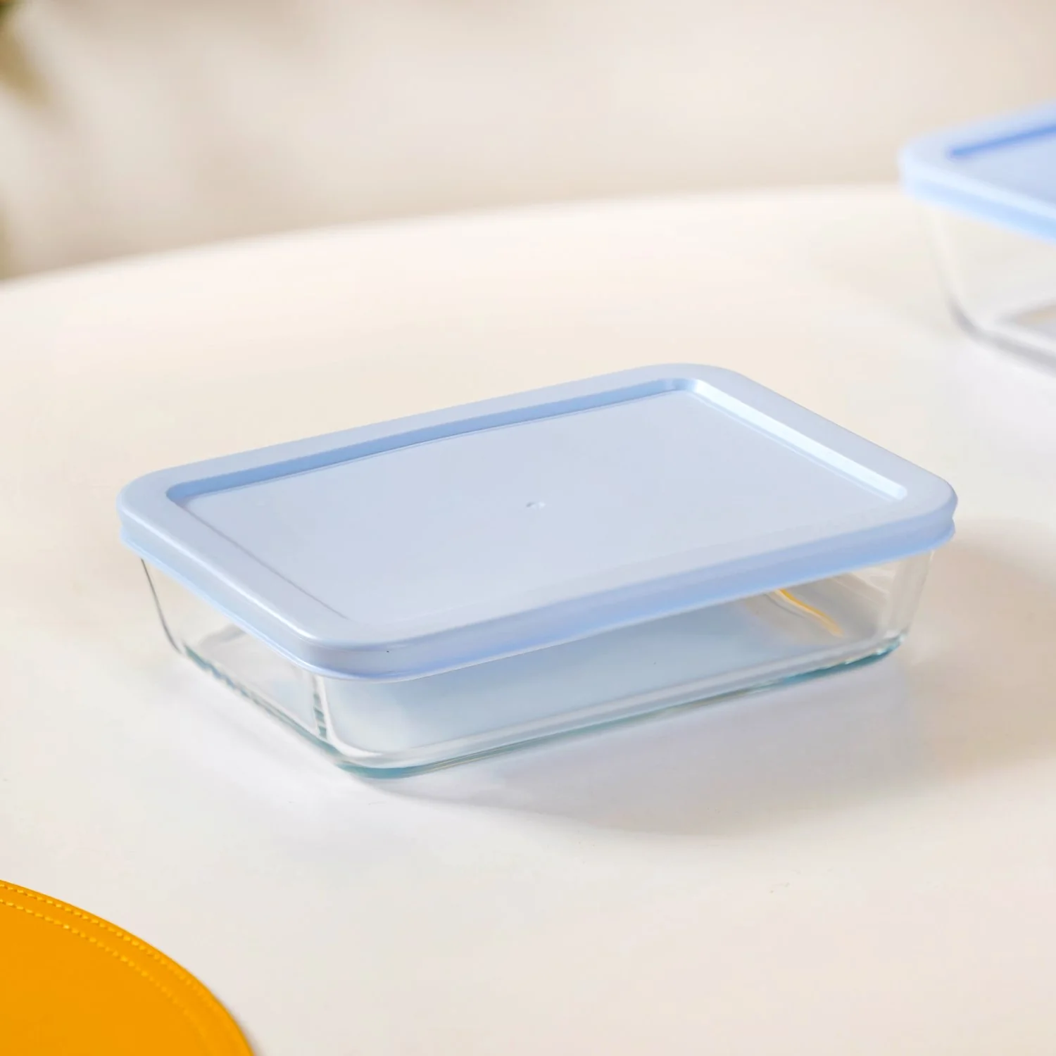 Set Of 3 Nested Design Glass Storage Containers S 700ml M 1400ml 2600ml - Image 9