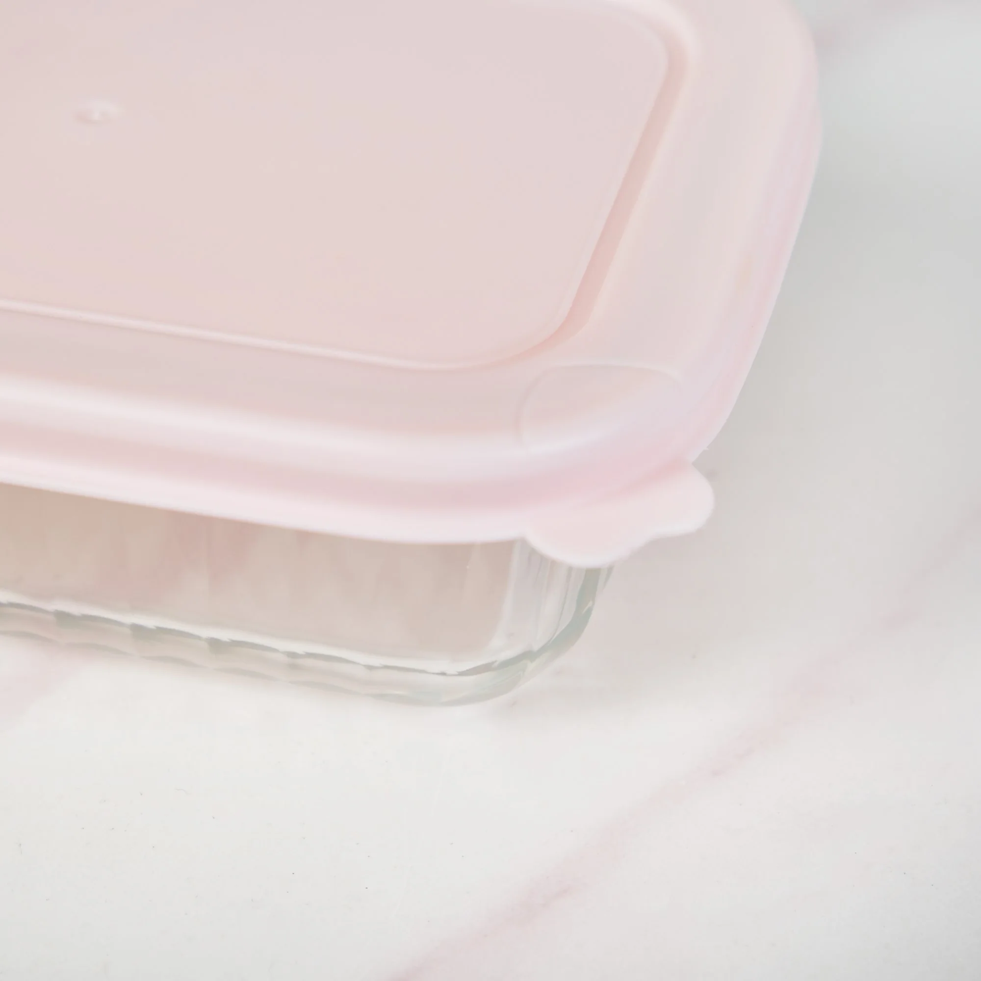 Set Of 3 Ribbed Glass Food Container With Lid S 370ml M 600ml L 1000ml - Image 15