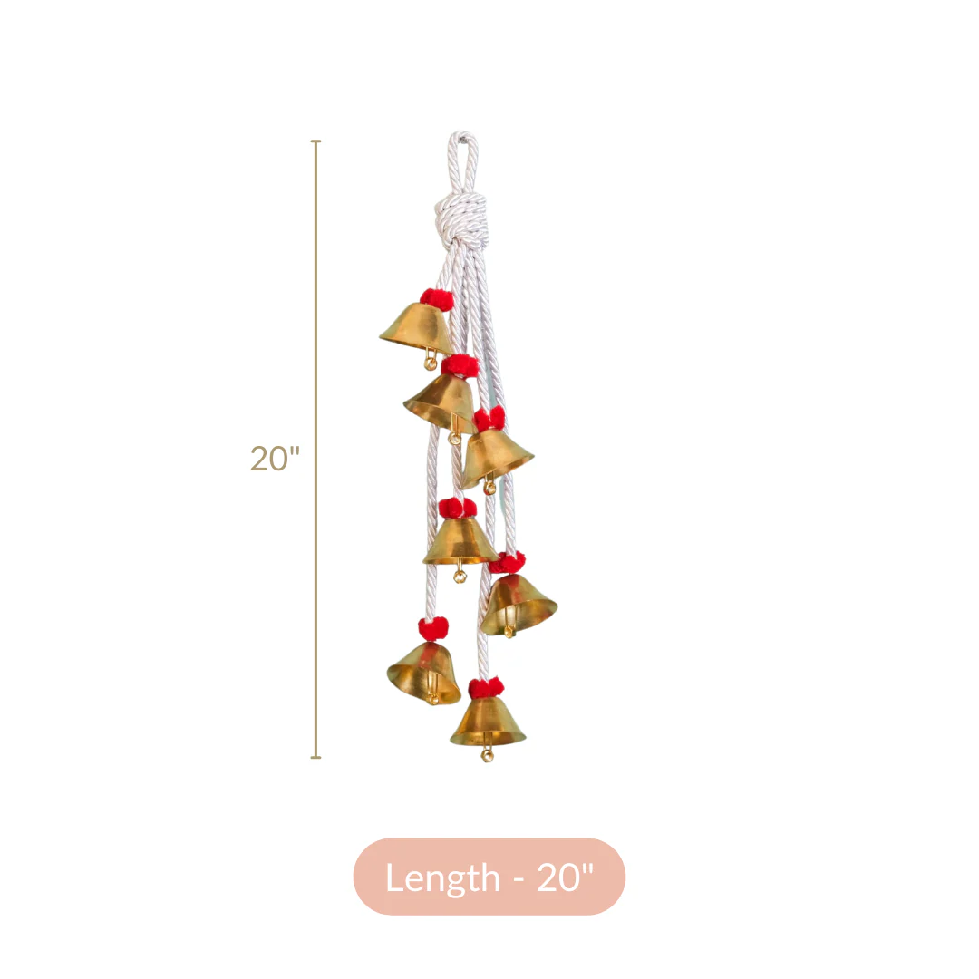 Seven Bells Festive Wall Hanging - Image 6