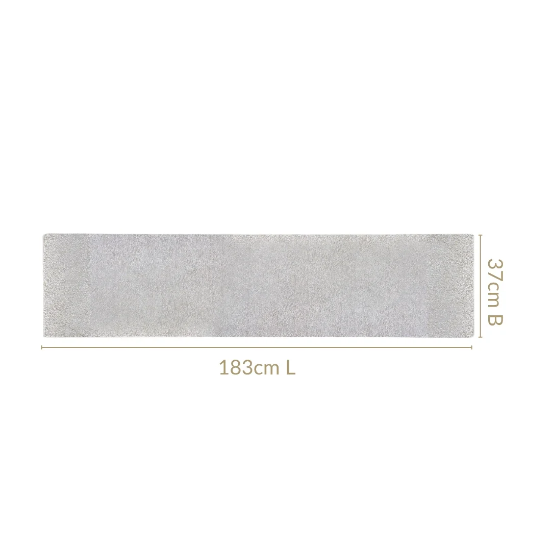 Shiny Lines Silver Table Runner 183x37cm - Image 3