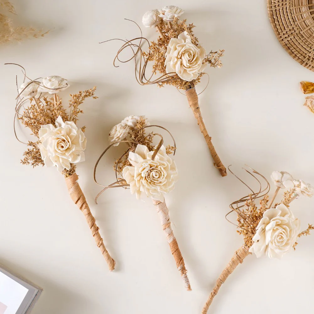 Shola Mini Floral Bouquet Set Of 4 - Image 3