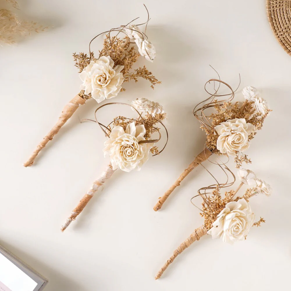 Shola Mini Floral Bouquet Set Of 4 - Image 5