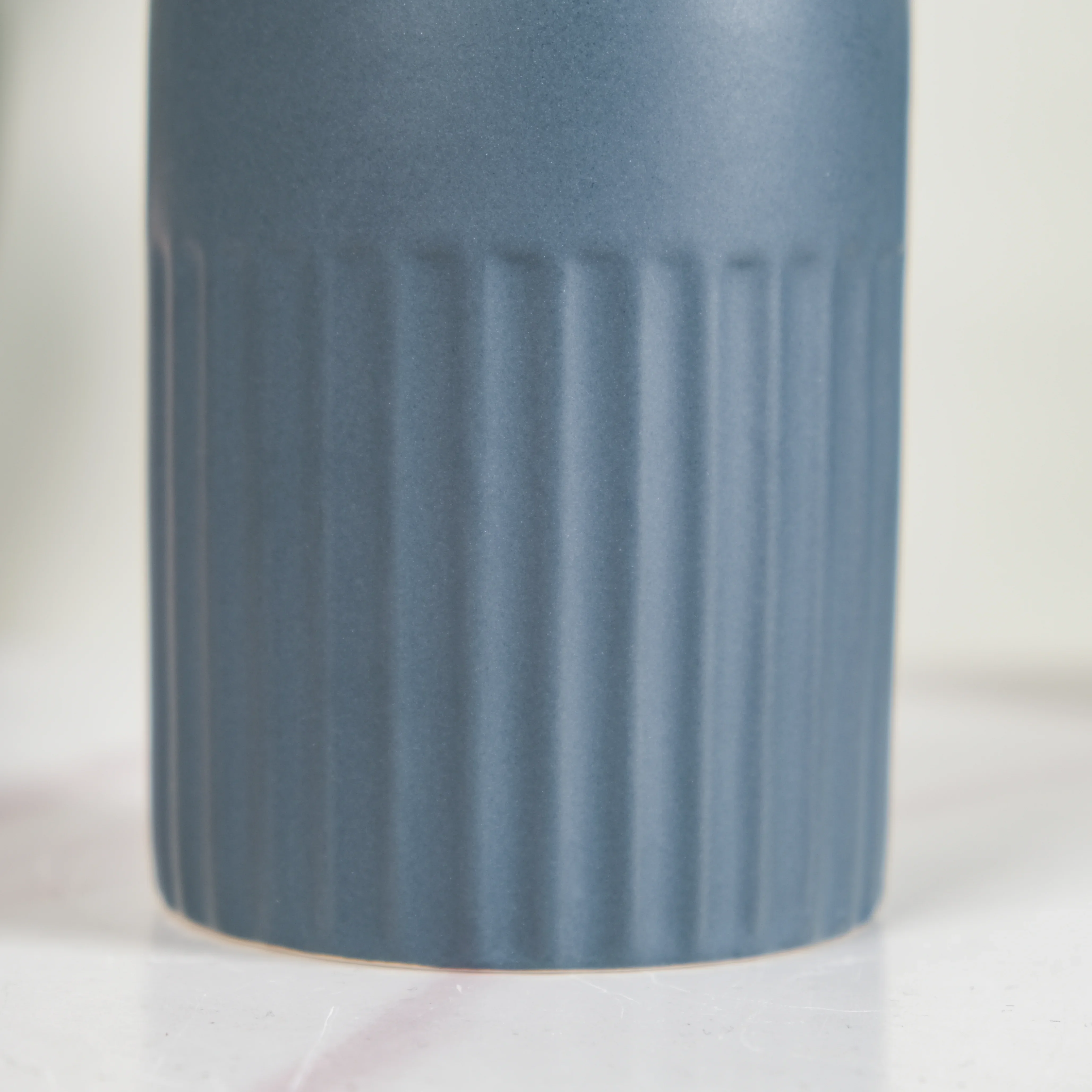 Slate Blue Ceramic Bath Set Of 3 - Image 12