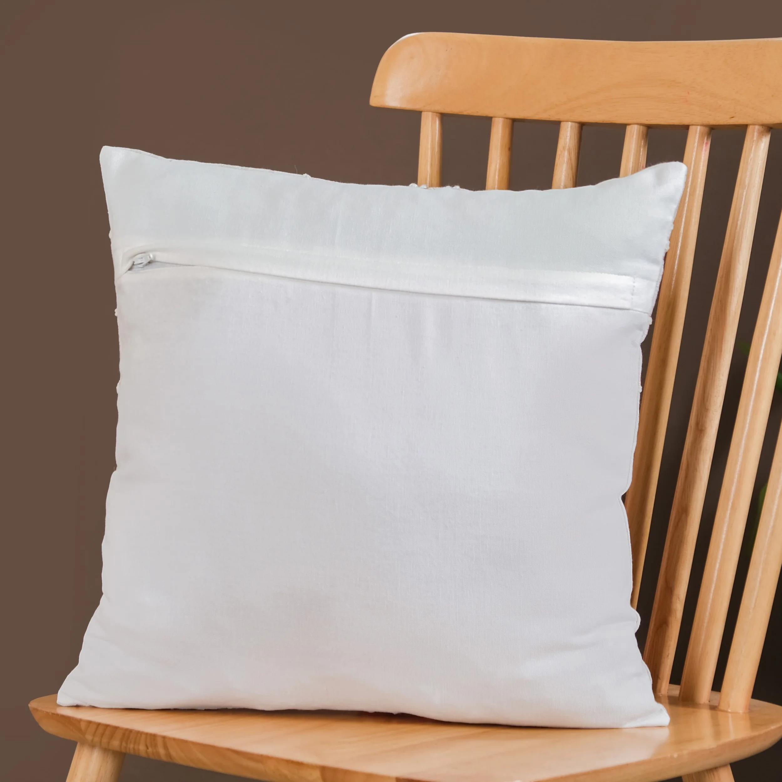 Soft Floralcore Embroidered Cushion Cover 40x40 cm - Image 6