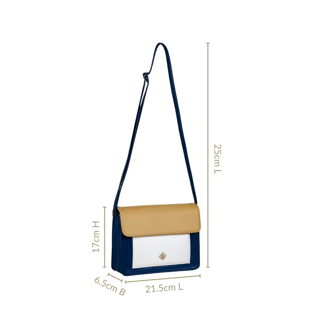 Soi Tresse Blue Magic Shoulder Bag - Image 4