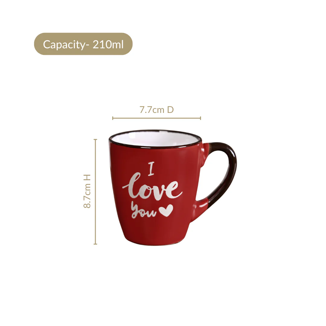 Soulmate Love Quotes Ceramic Mug Set Of 4 - Image 4