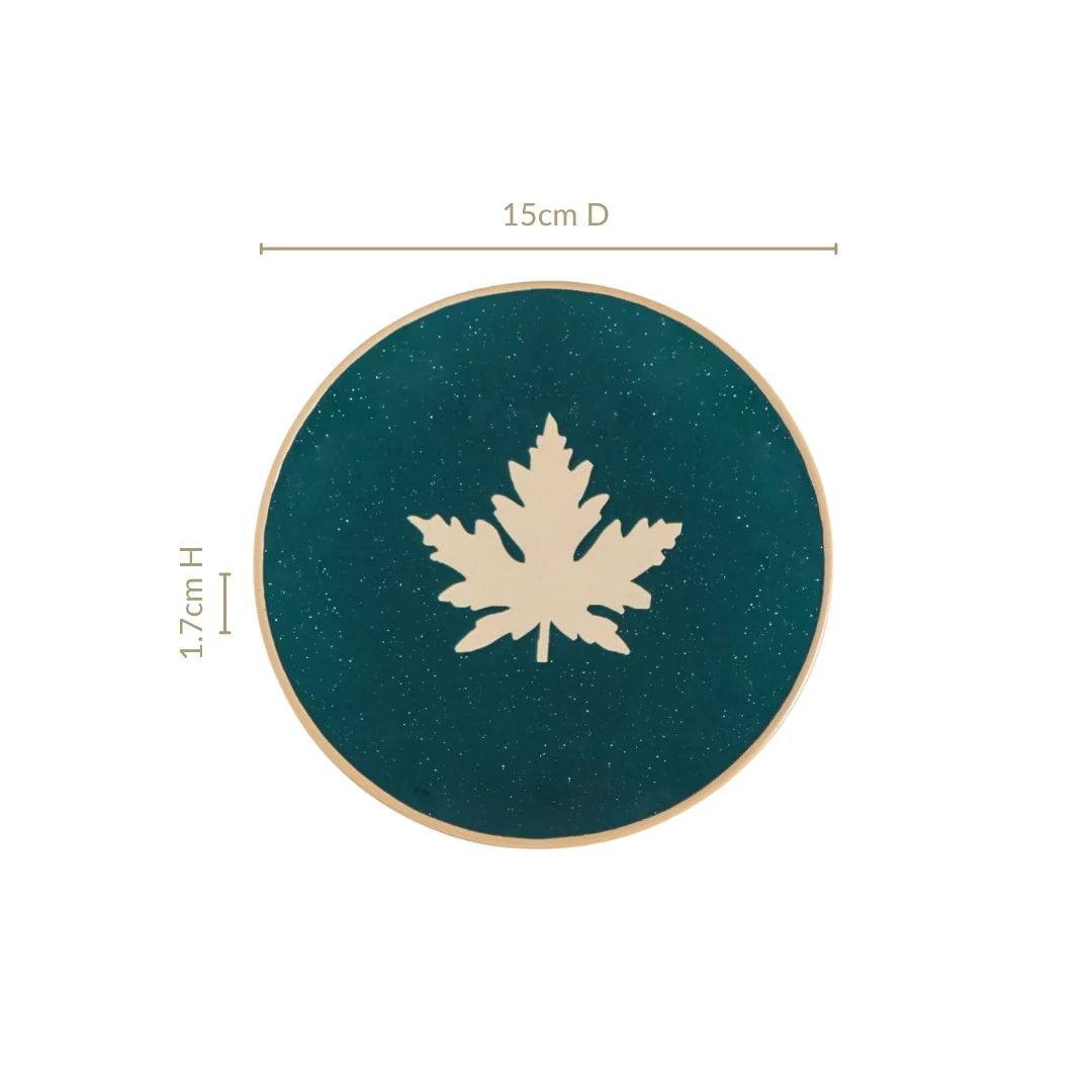 Spring Leaf Small Plates Set Of 4 15cm - Image 4