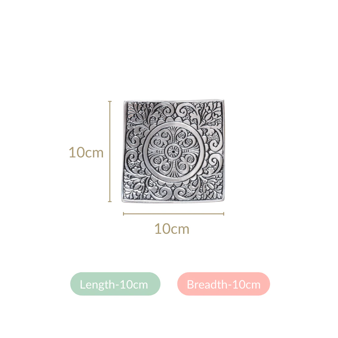 Square Incense Holder With Vanilla Incense Sticks - Image 7