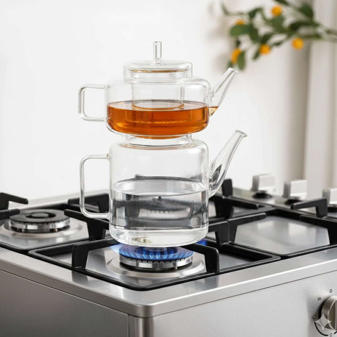 Stackable Double Tea Pot With Infuser Set Of 2 - Image 7