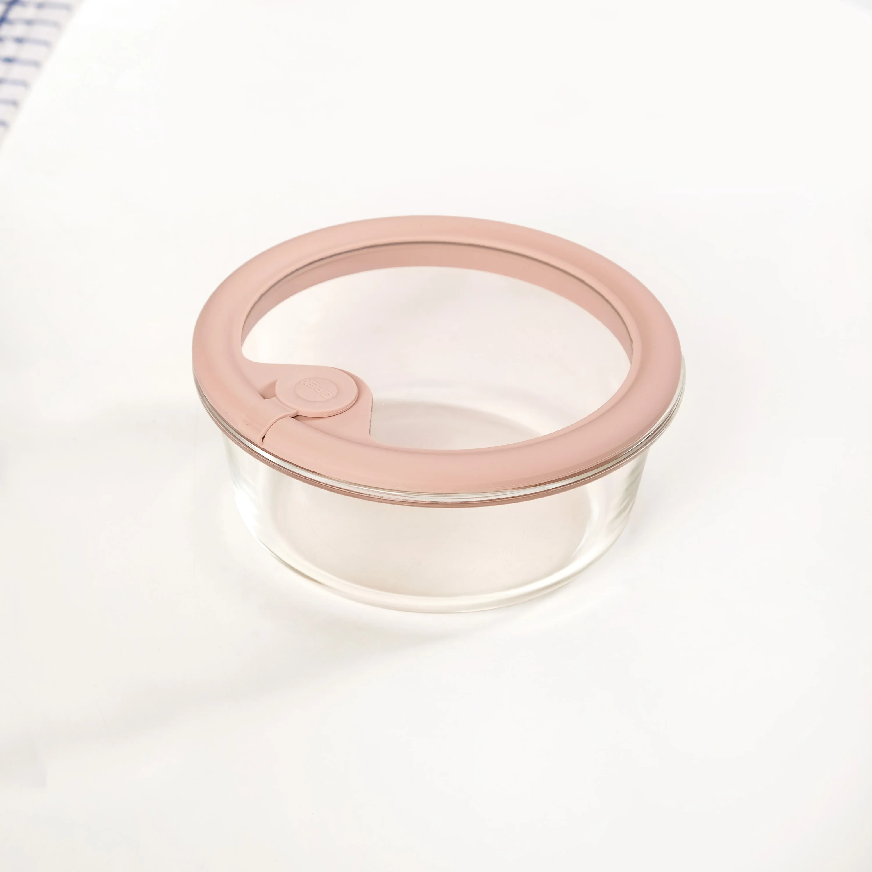 Airtight Ombre Round Food Storage Container With Air Vent Lid Set Of 3 400ml 620ml 950ml - Image 7