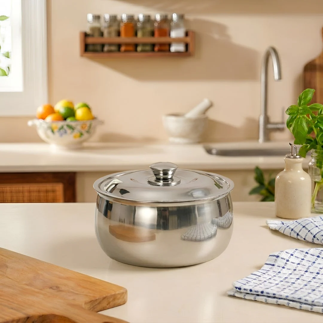 Stainless Steel Casserole 1000ml - Image 2