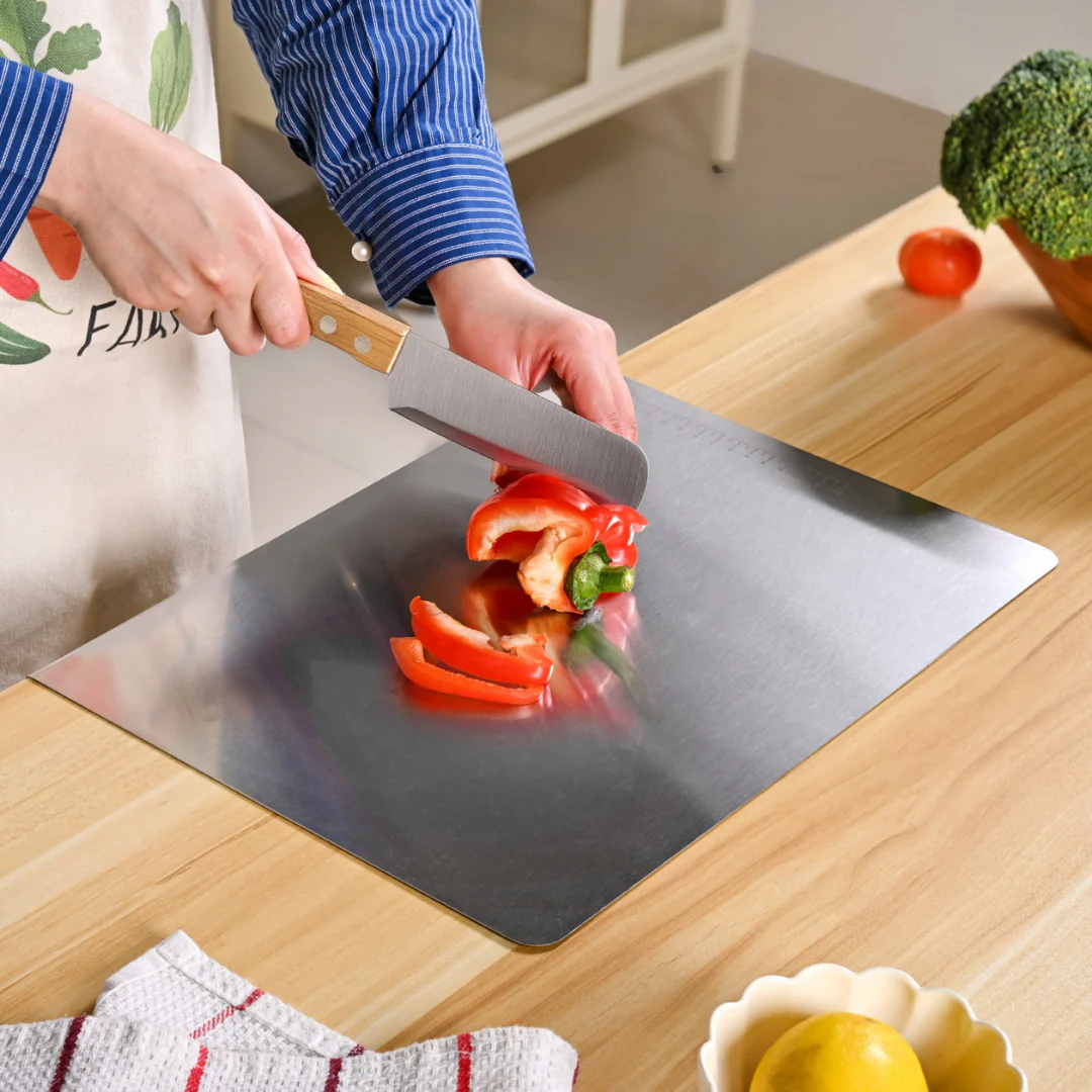 Stainless Steel Counter Top Chopping Board - Image 2