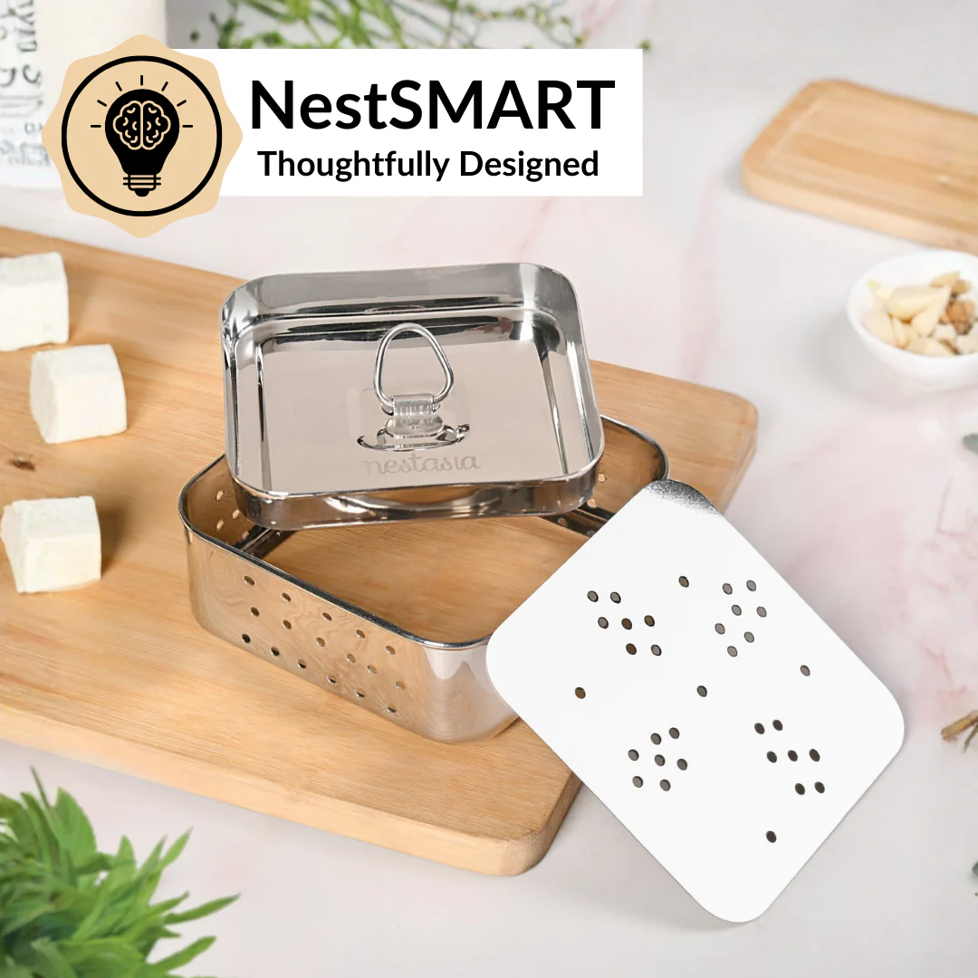 Stainless Steel Paneer Maker Mould Press 550ml - Image 5