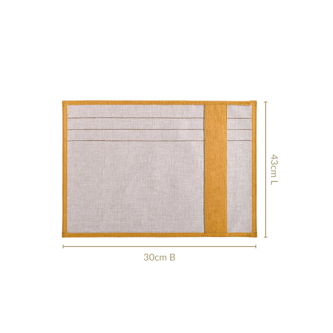 Sunny Row Dining Table Mat Set Of 6 - Image 3