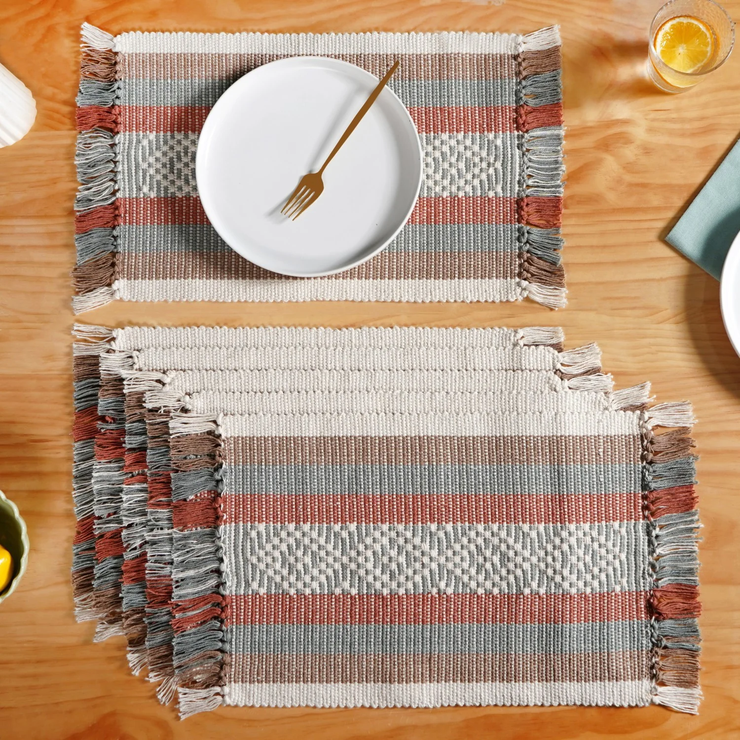 Sustainable Cotton Placemat Set Of 6 - Image 8