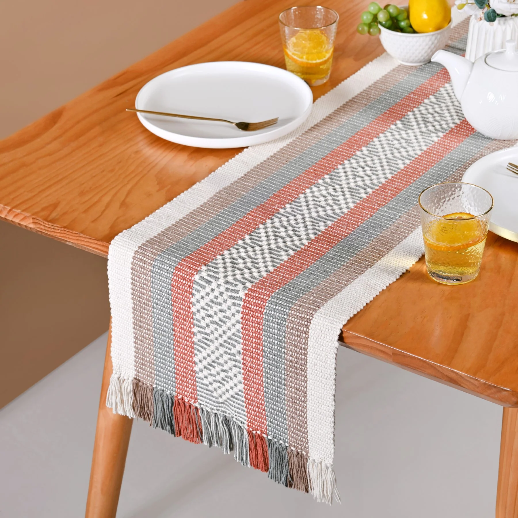 Sustainable Cotton Runner 180x33cm - Image 7