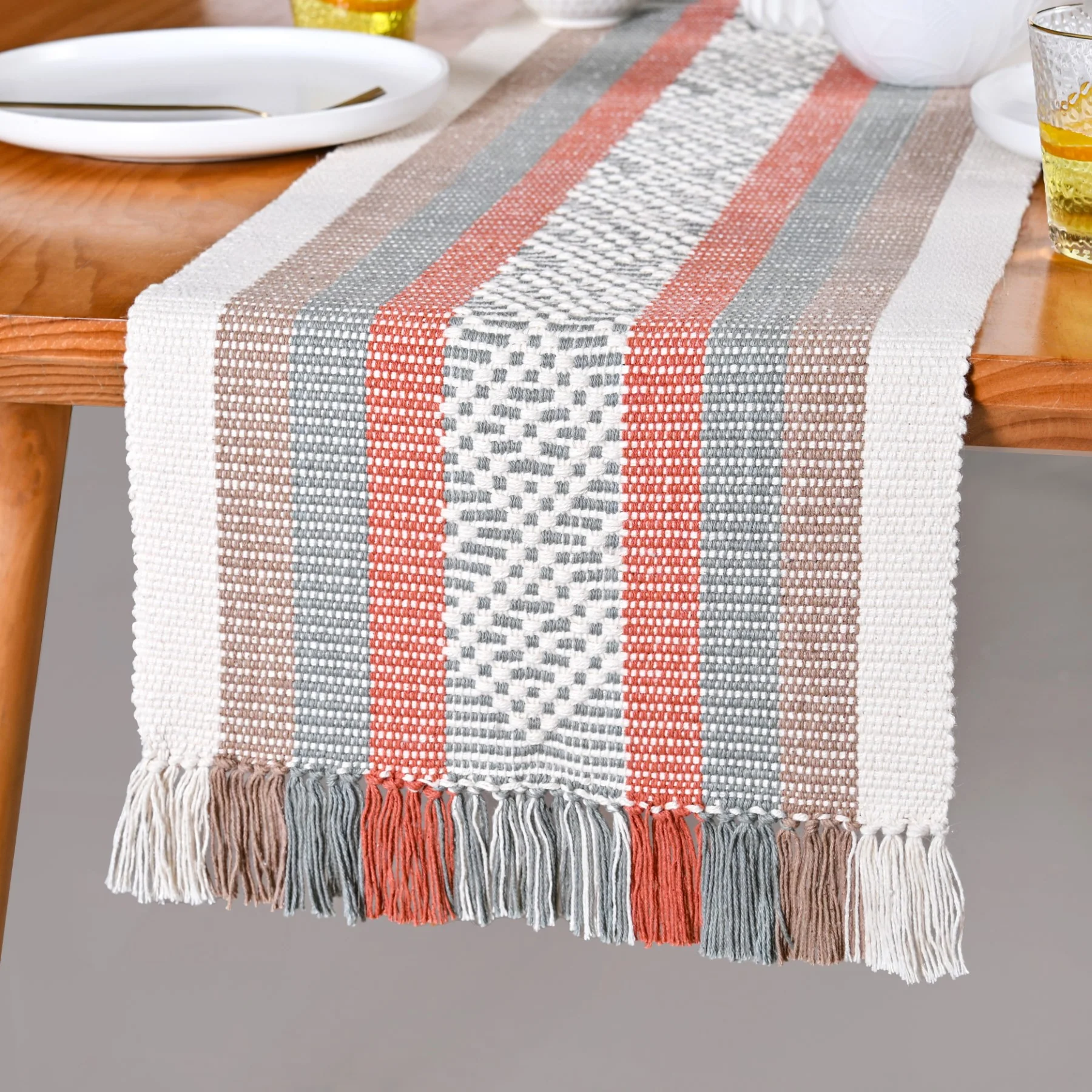Sustainable Cotton Runner 180x33cm - Image 8