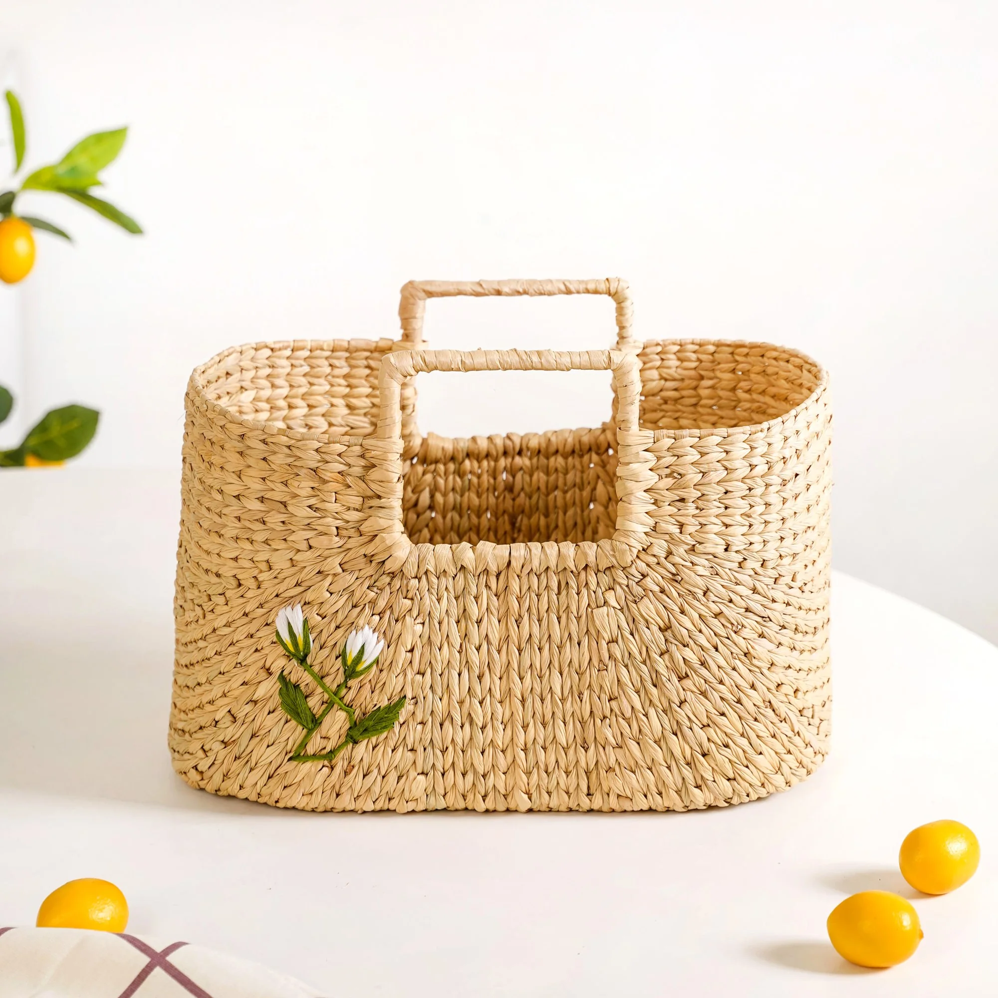 Sustainable Kauna Basket With Handles - Image 8