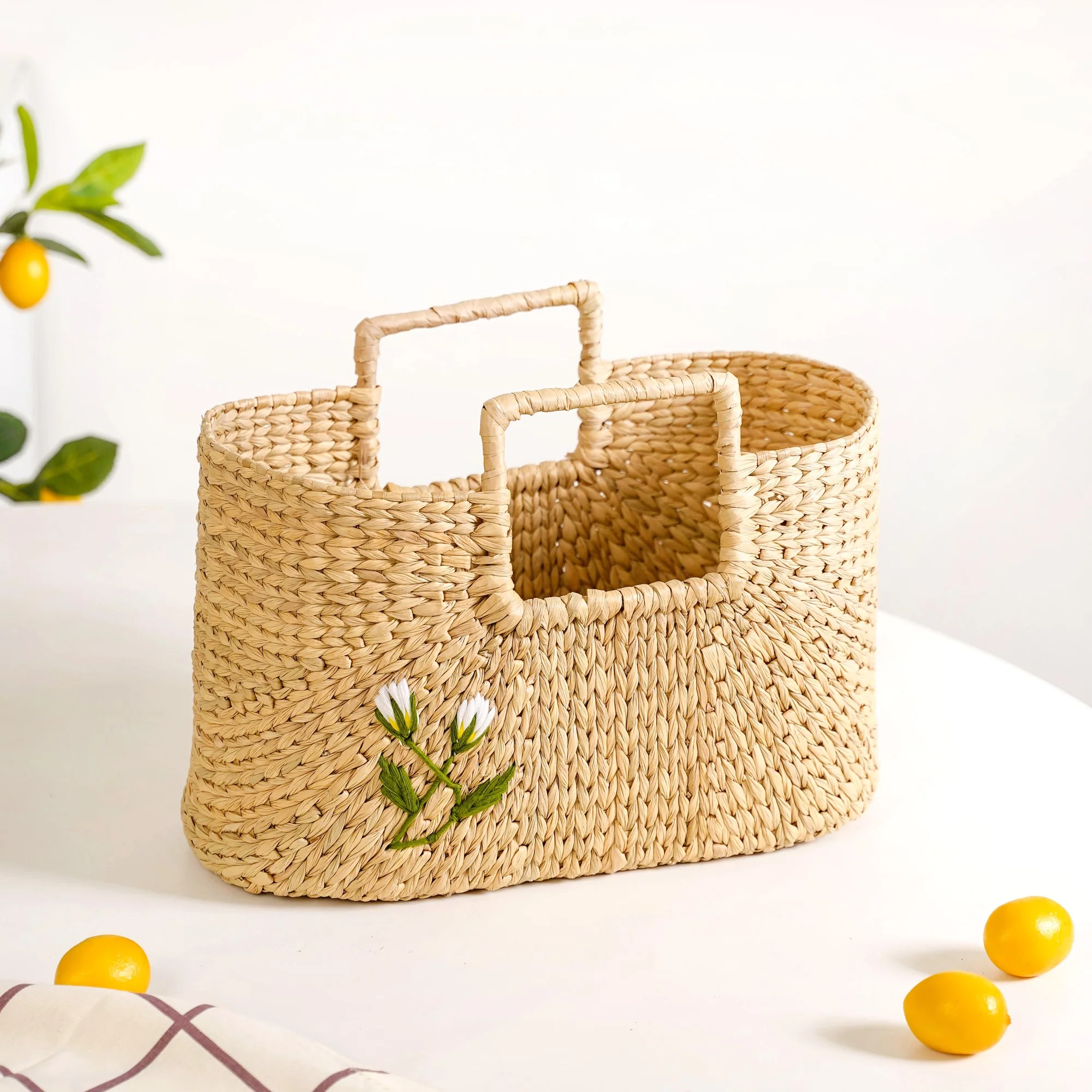 Sustainable Kauna Basket With Handles - Image 9