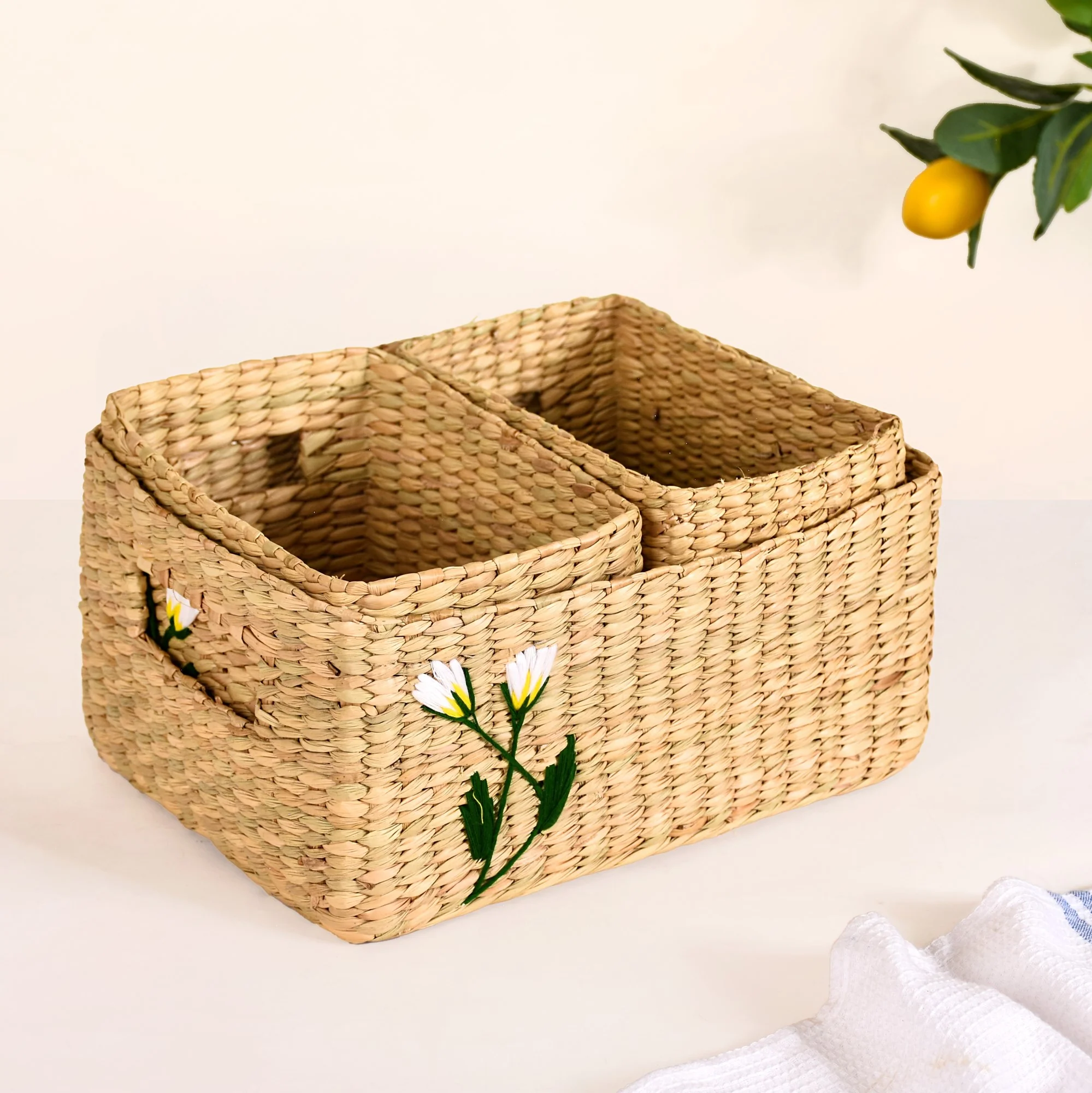 Sustainable Kauna Storage Baskets Set Of 3 - Image 8