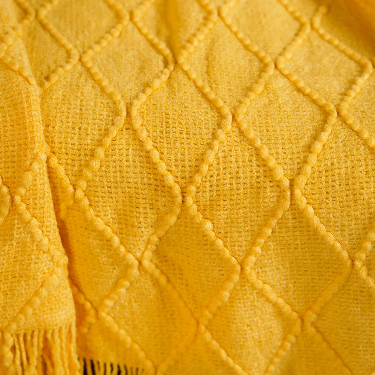 Sweet Corn Yellow Couch Throw - Image 2